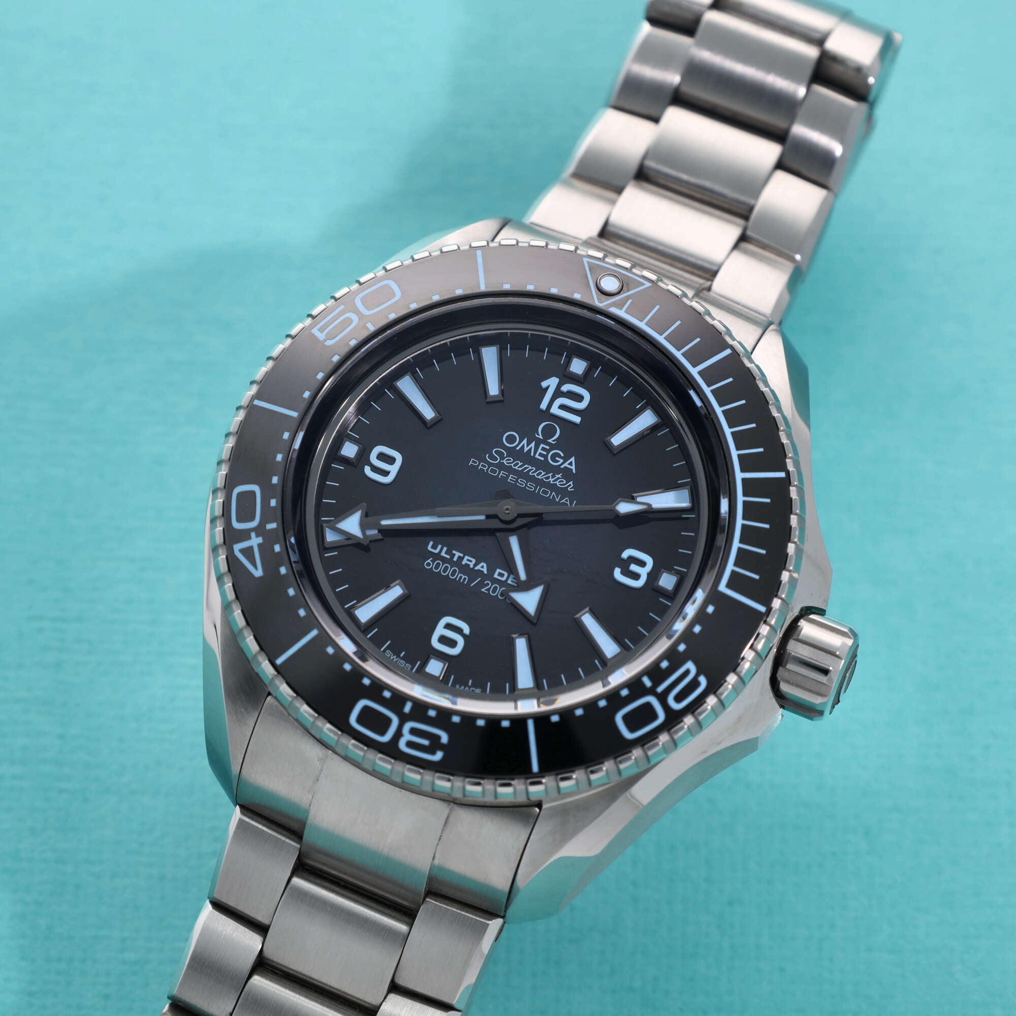 Omega Seamaster Planet Ocean Ultra Deep Box and Papers