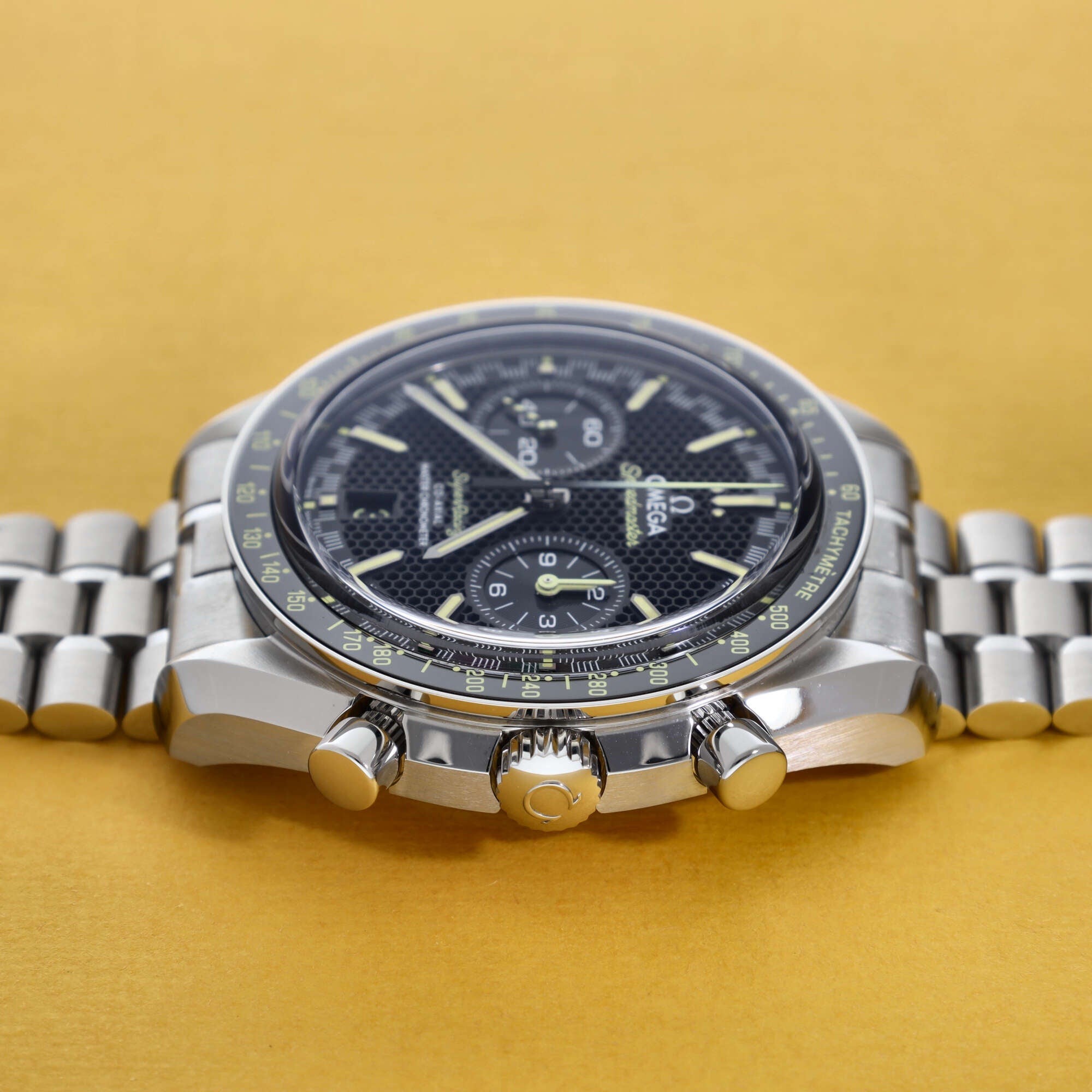 Omega Speedmaster Super Racing Honeycomb Box and Papers