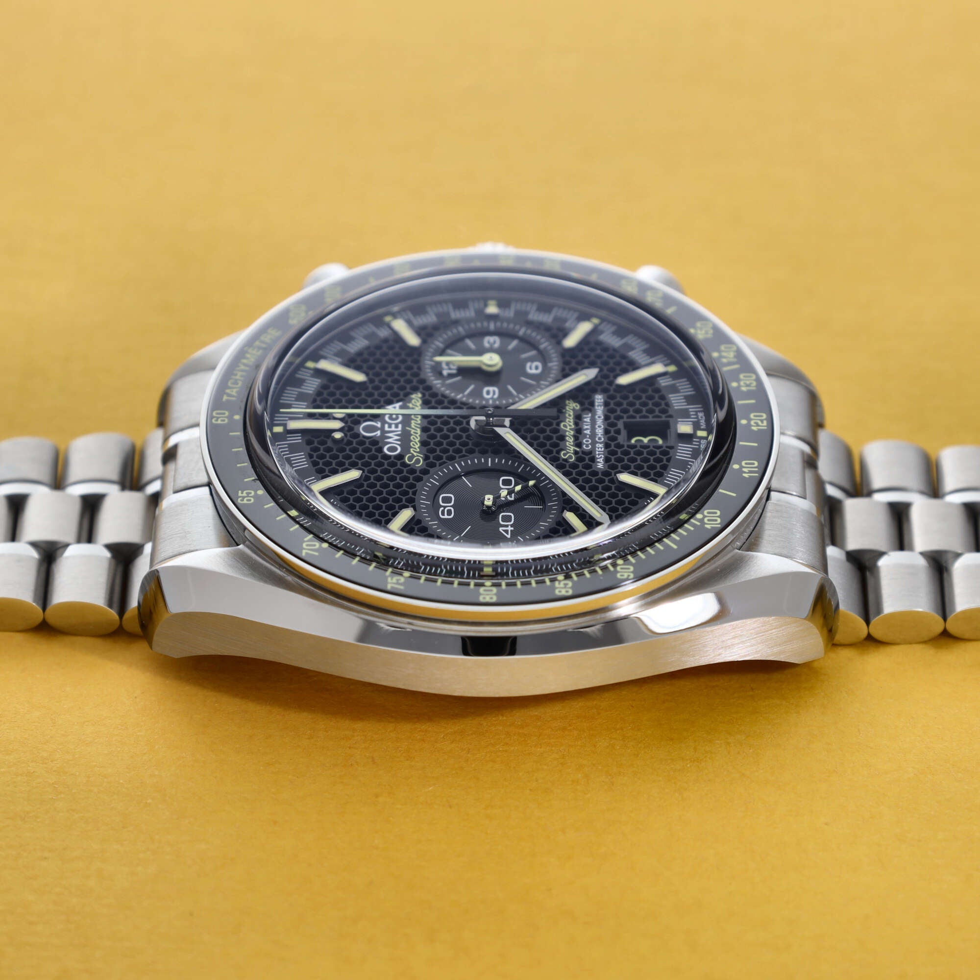 Omega Speedmaster Super Racing Honeycomb Box and Papers