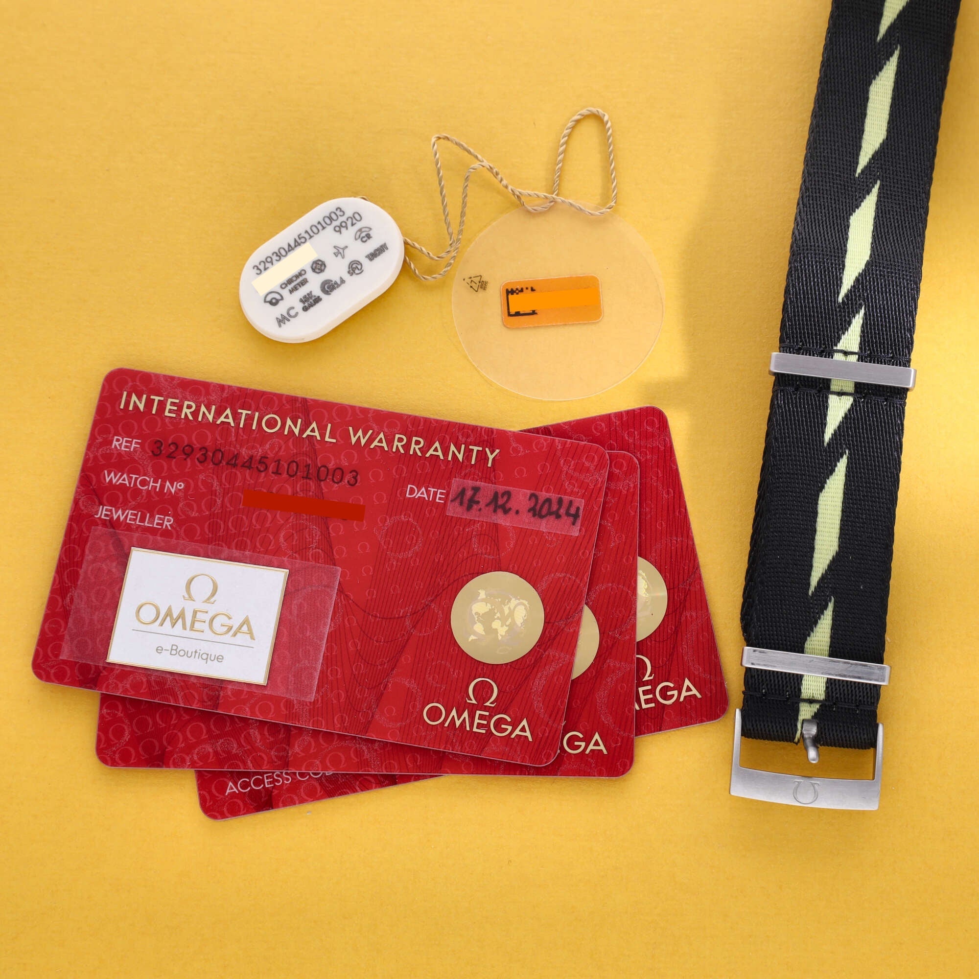 Omega Speedmaster Super Racing Honeycomb Box and Papers