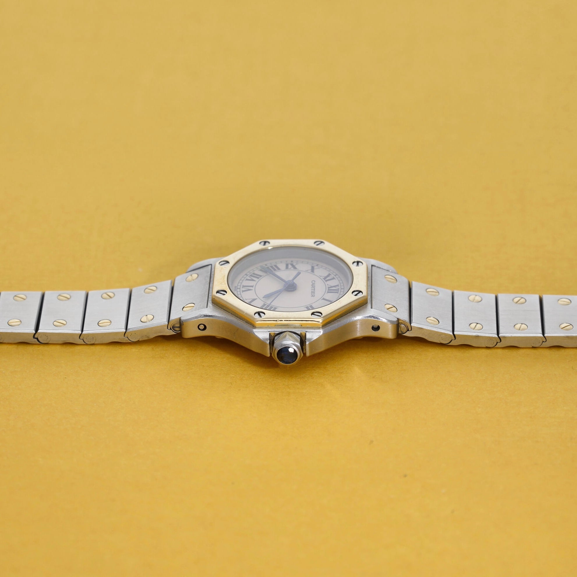 Cartier Santos Octagon Ref. 187903 Steel / Gold Ladies Box and Papers