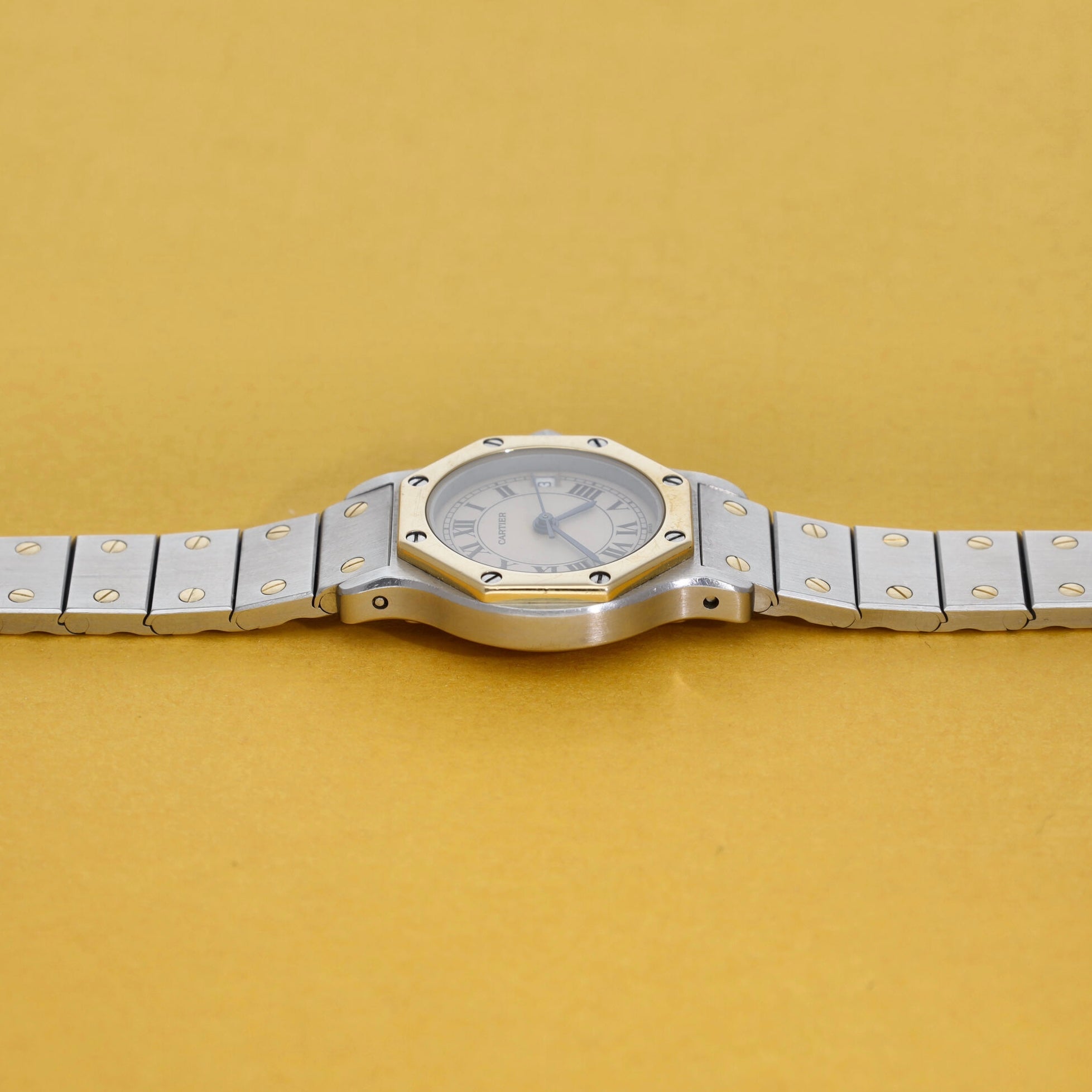 Cartier Santos Octagon Ref. 187903 Steel / Gold Ladies Box and Papers