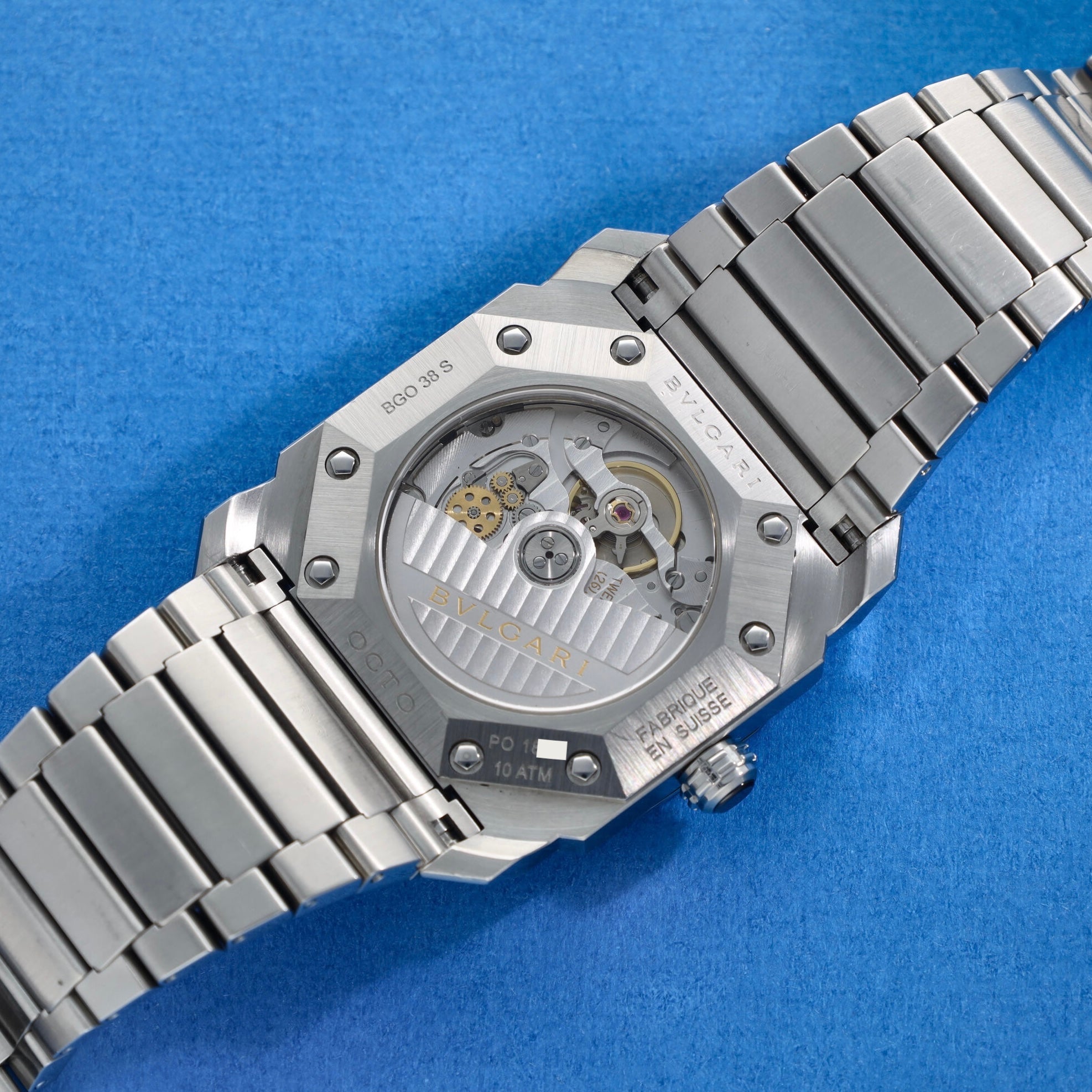 Bulgari Octo Solotempo Ref. BGO 38S Black Dial