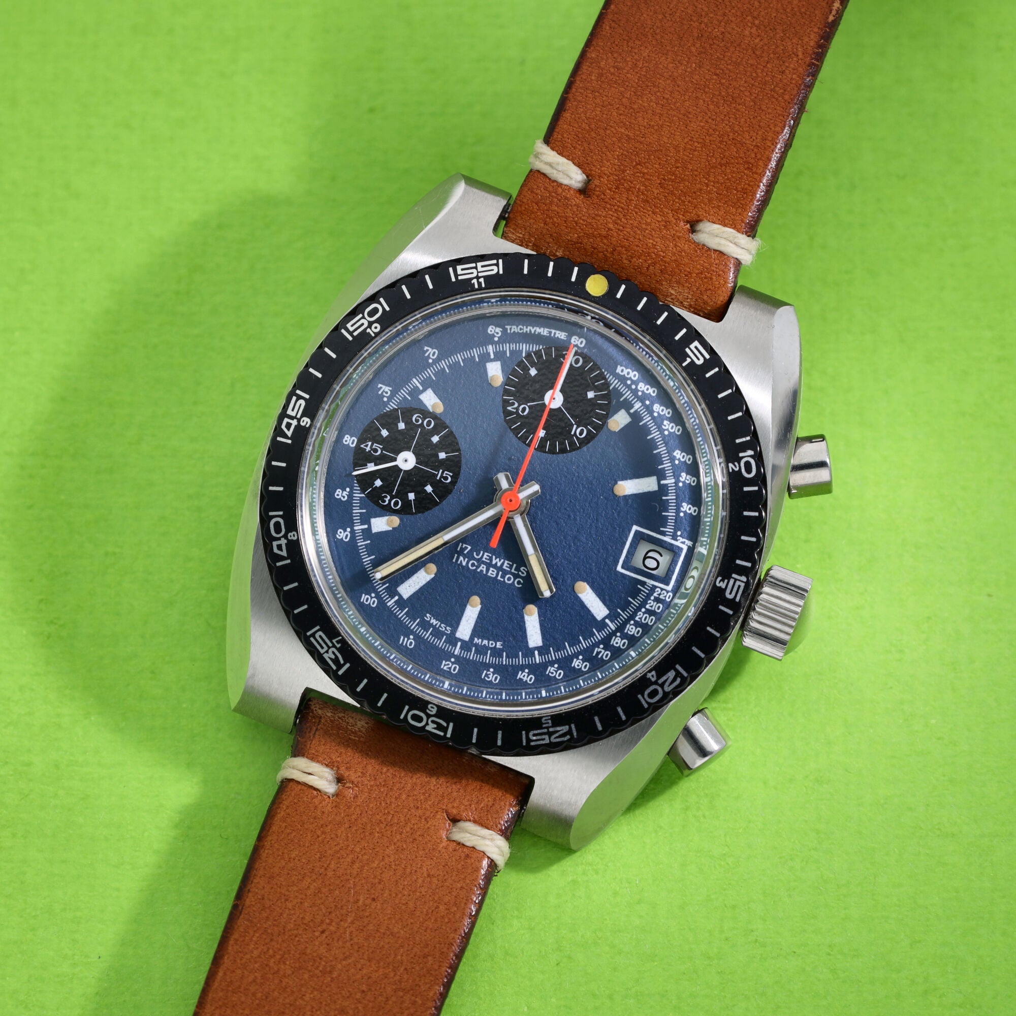 Nivada Sports Chrono Prototype Blue Dial 'NOS'