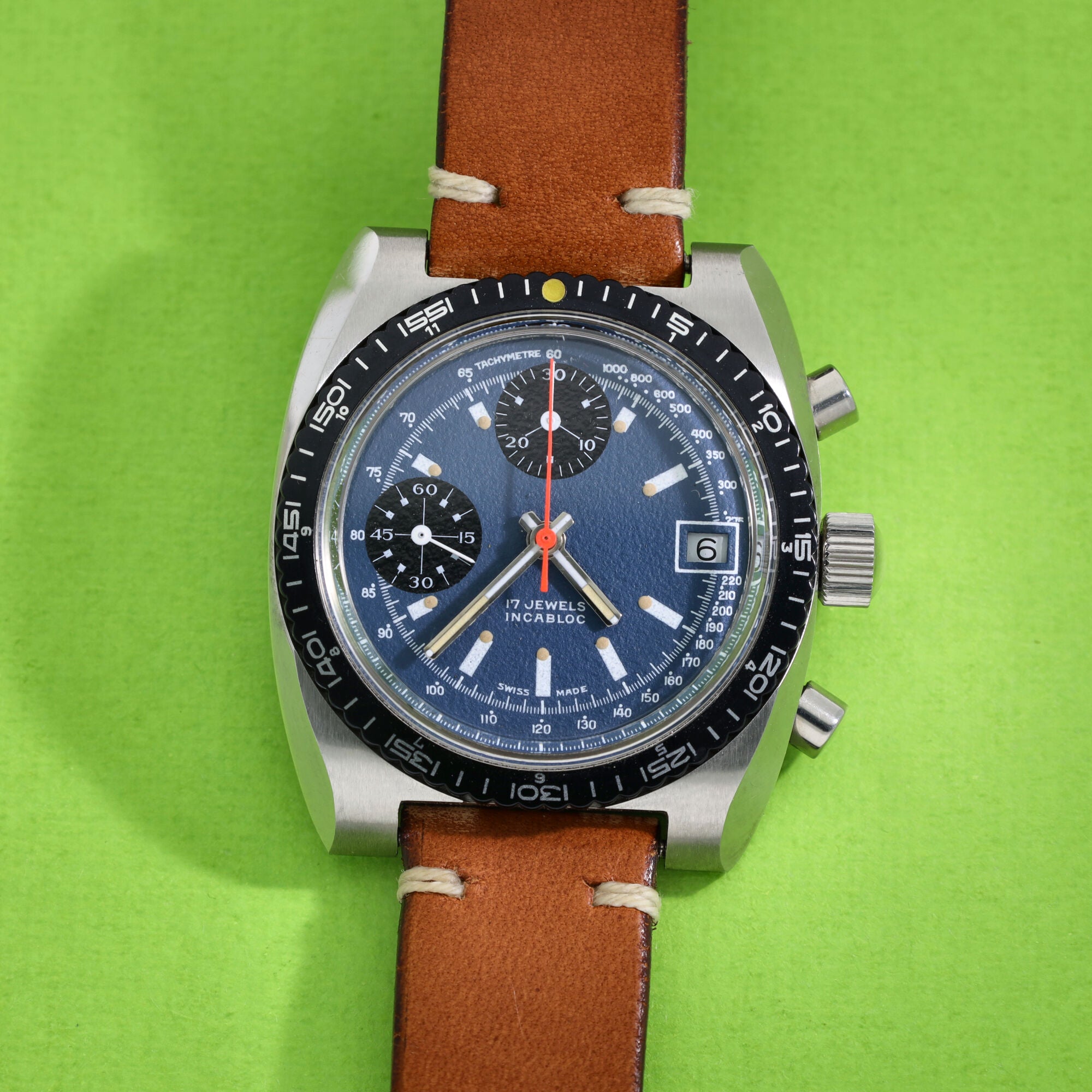 Nivada Sports Chrono Prototype Blue Dial 'NOS'