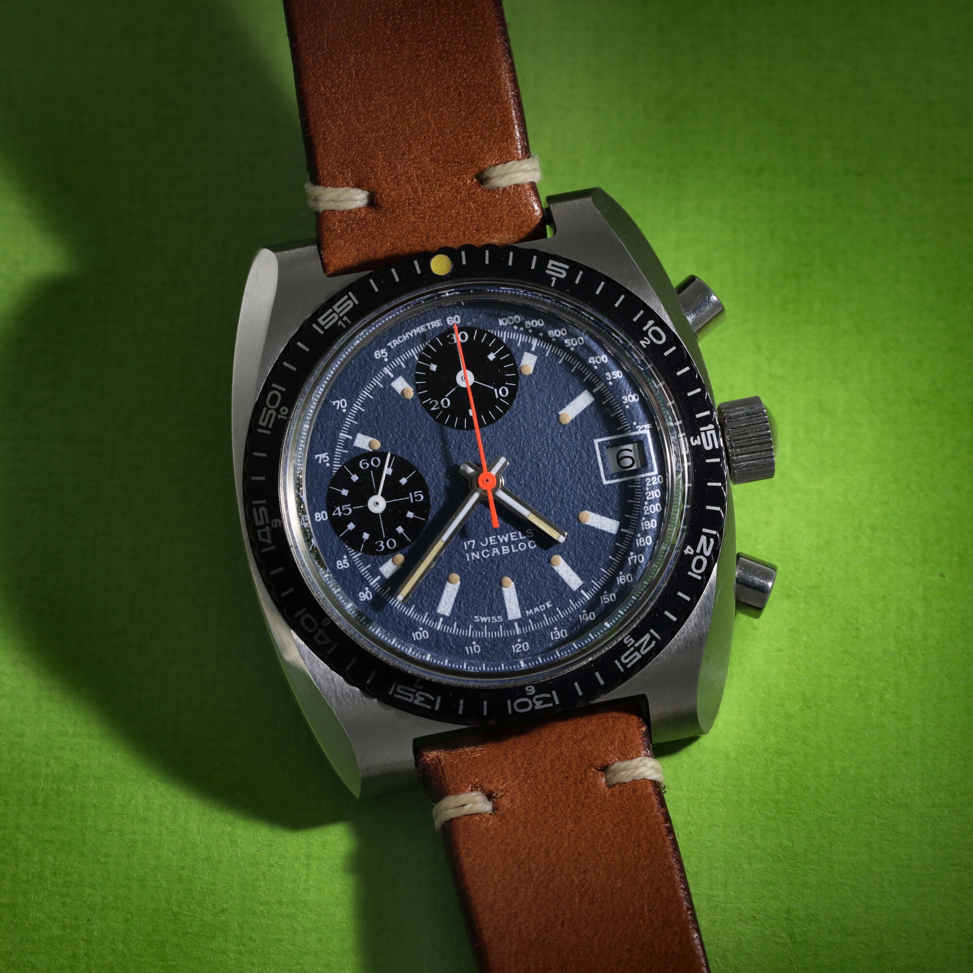 Nivada Sports Chrono Prototype Blue Dial 'NOS'