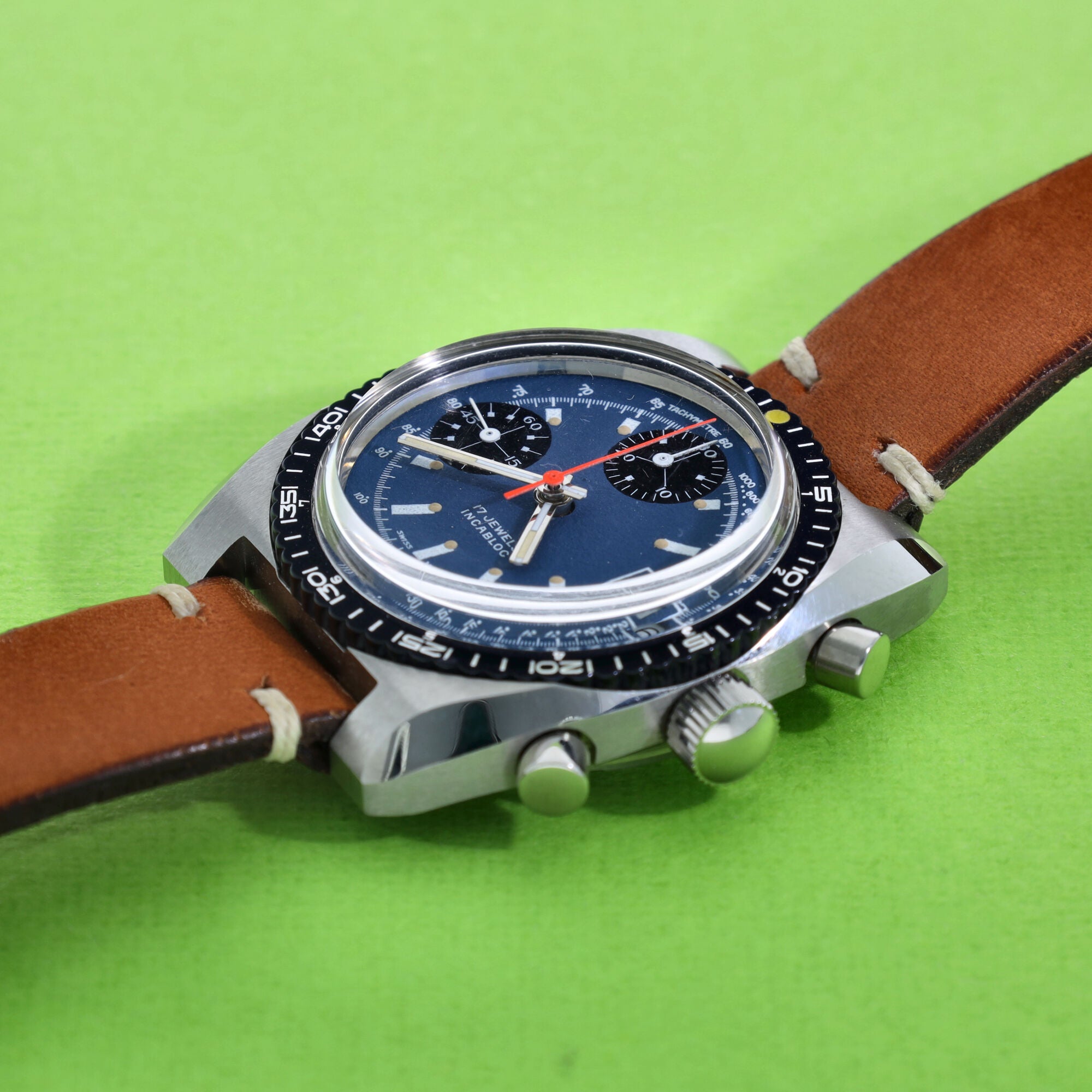 Nivada Sports Chrono Prototype Blue Dial 'NOS'