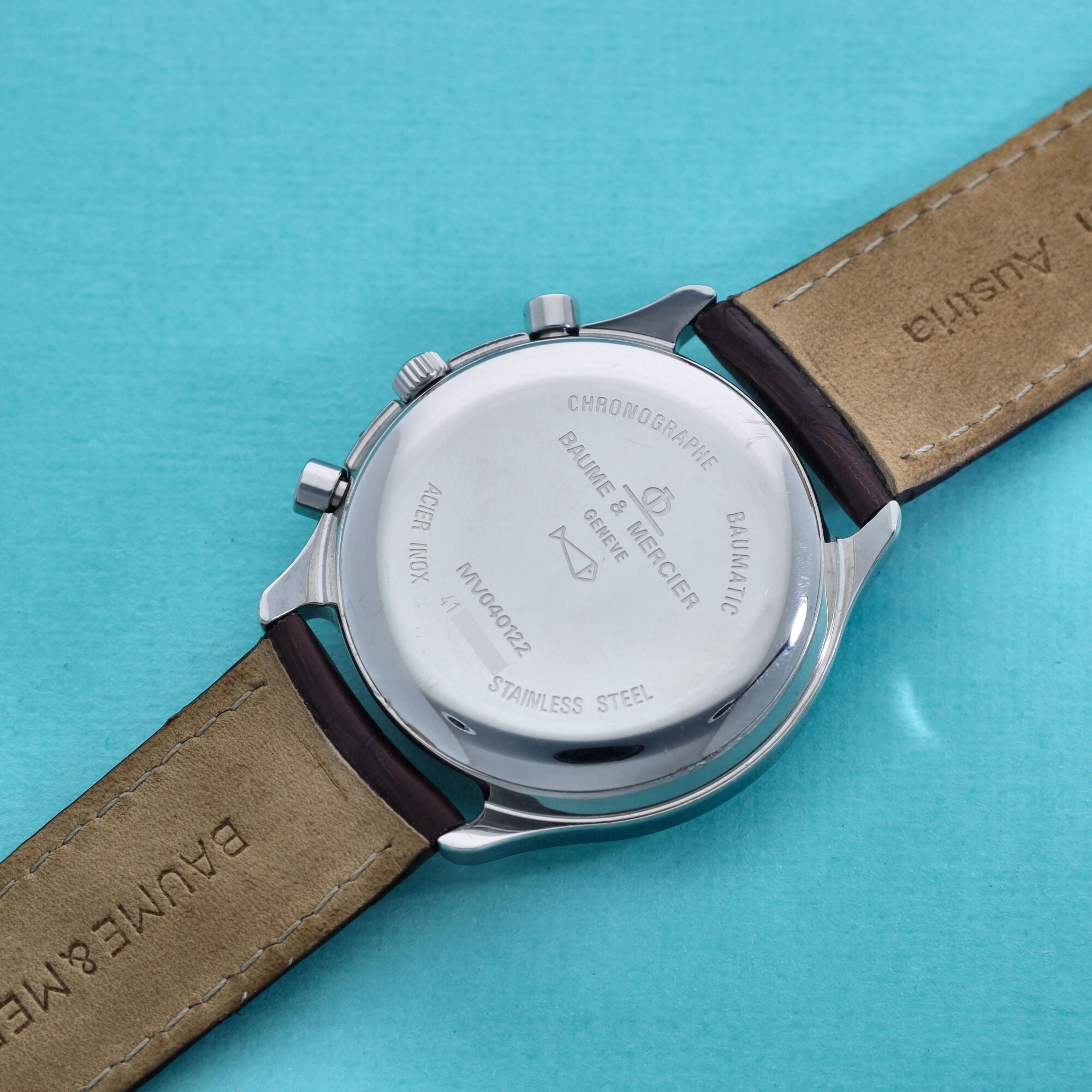 Baume & Mercier Baumatic Chronograph MV040122 Salmon Dial