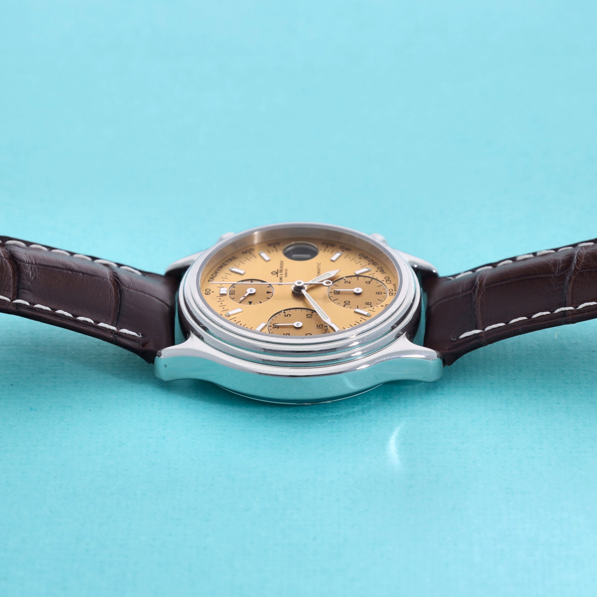 Baume & Mercier Baumatic Chronograph MV040122 Salmon Dial