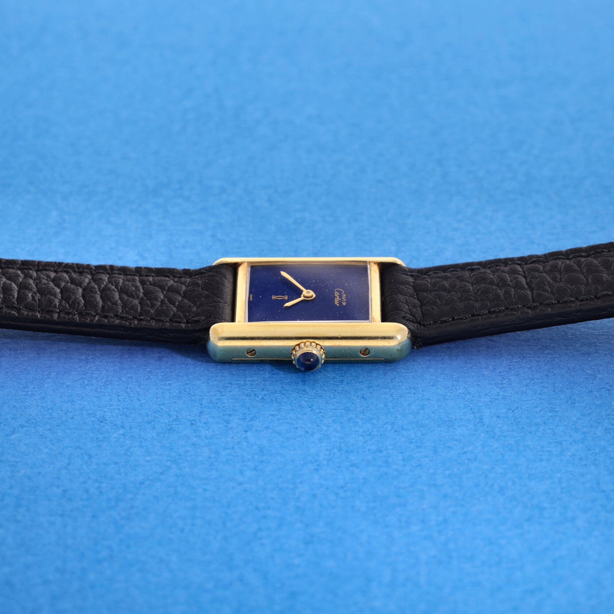 Cartier Tank Must Ladies 'Lapis' Dial Handwound