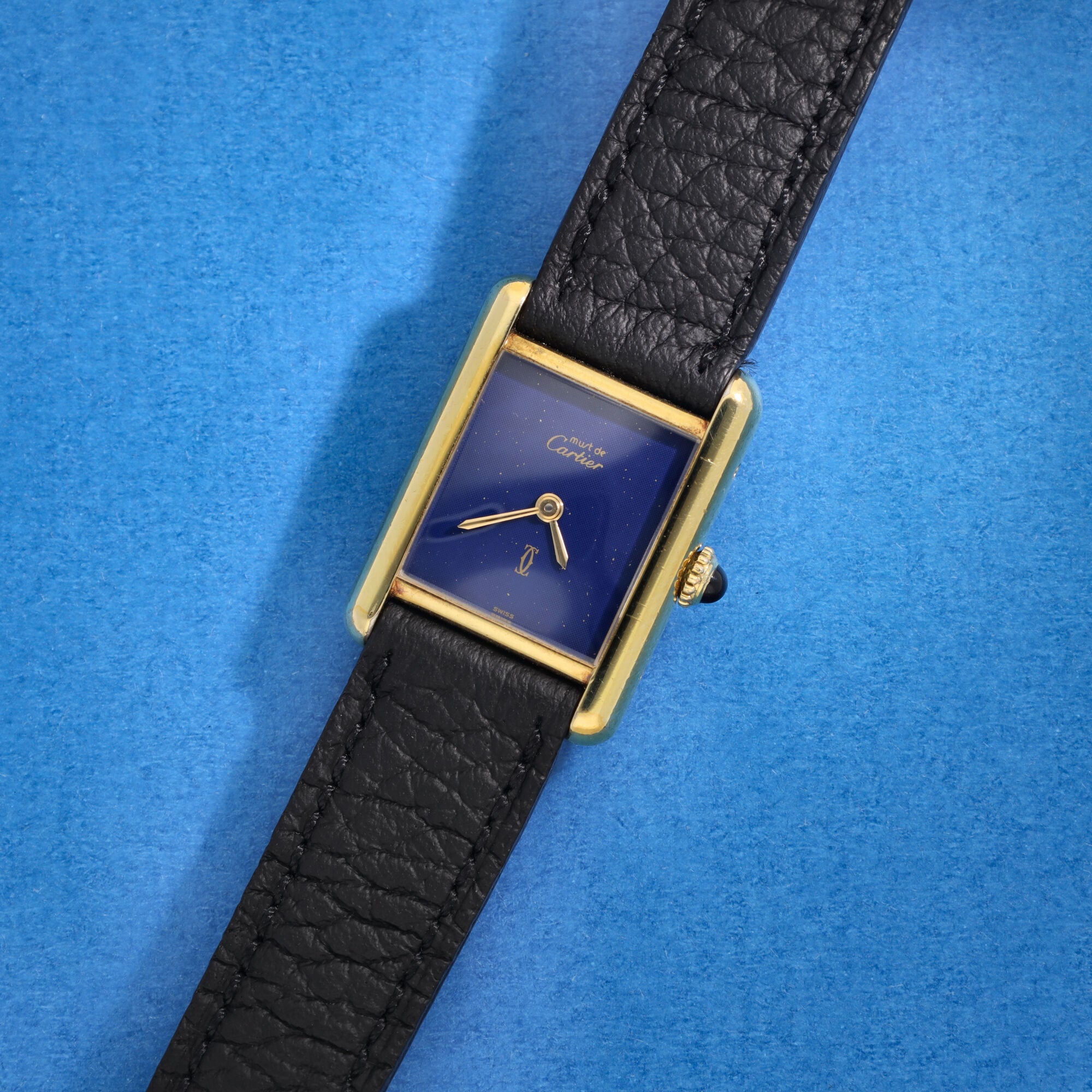 Cartier Tank Must Ladies 'Lapis' Dial Handwound