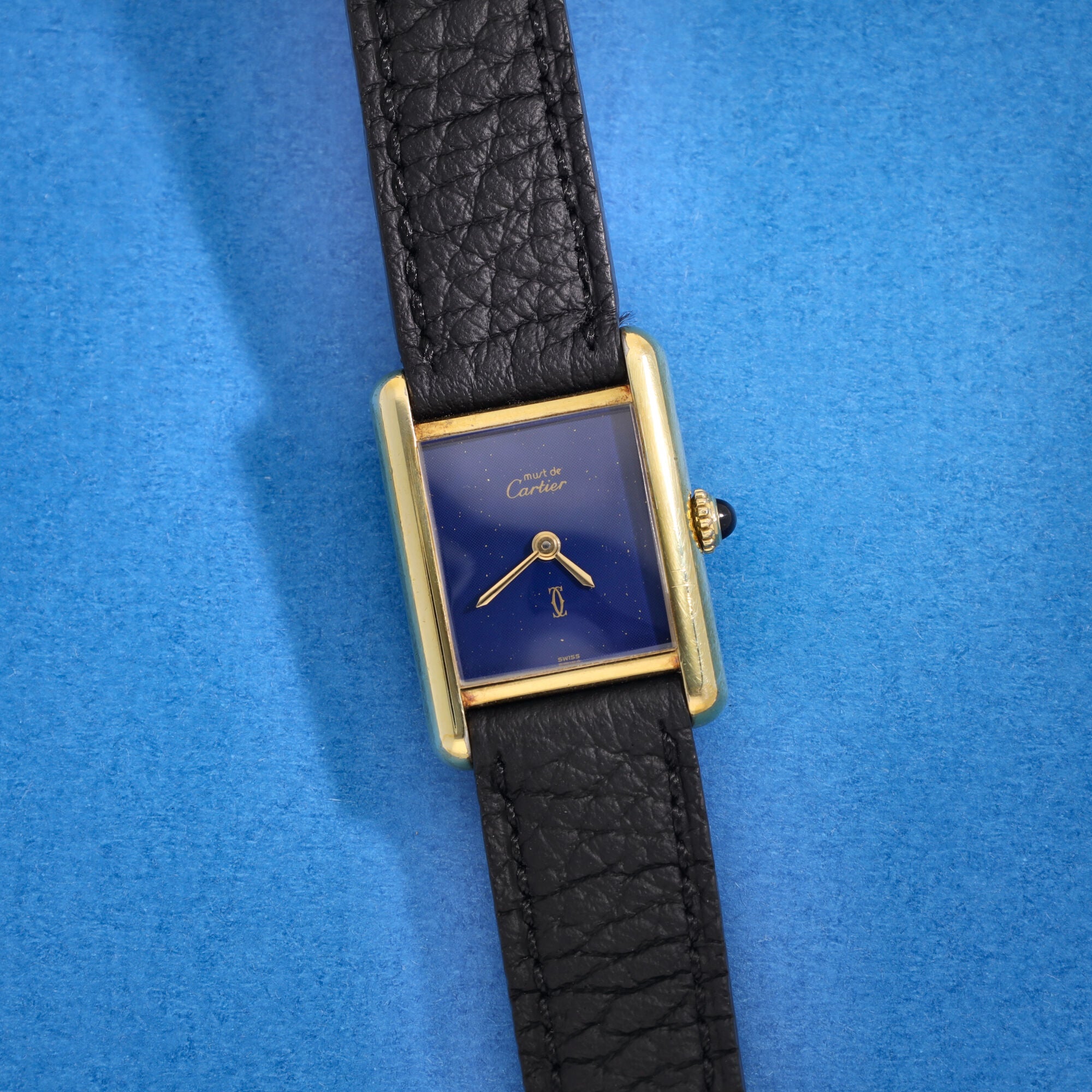 Cartier Tank Must Ladies 'Lapis' Dial Handwound