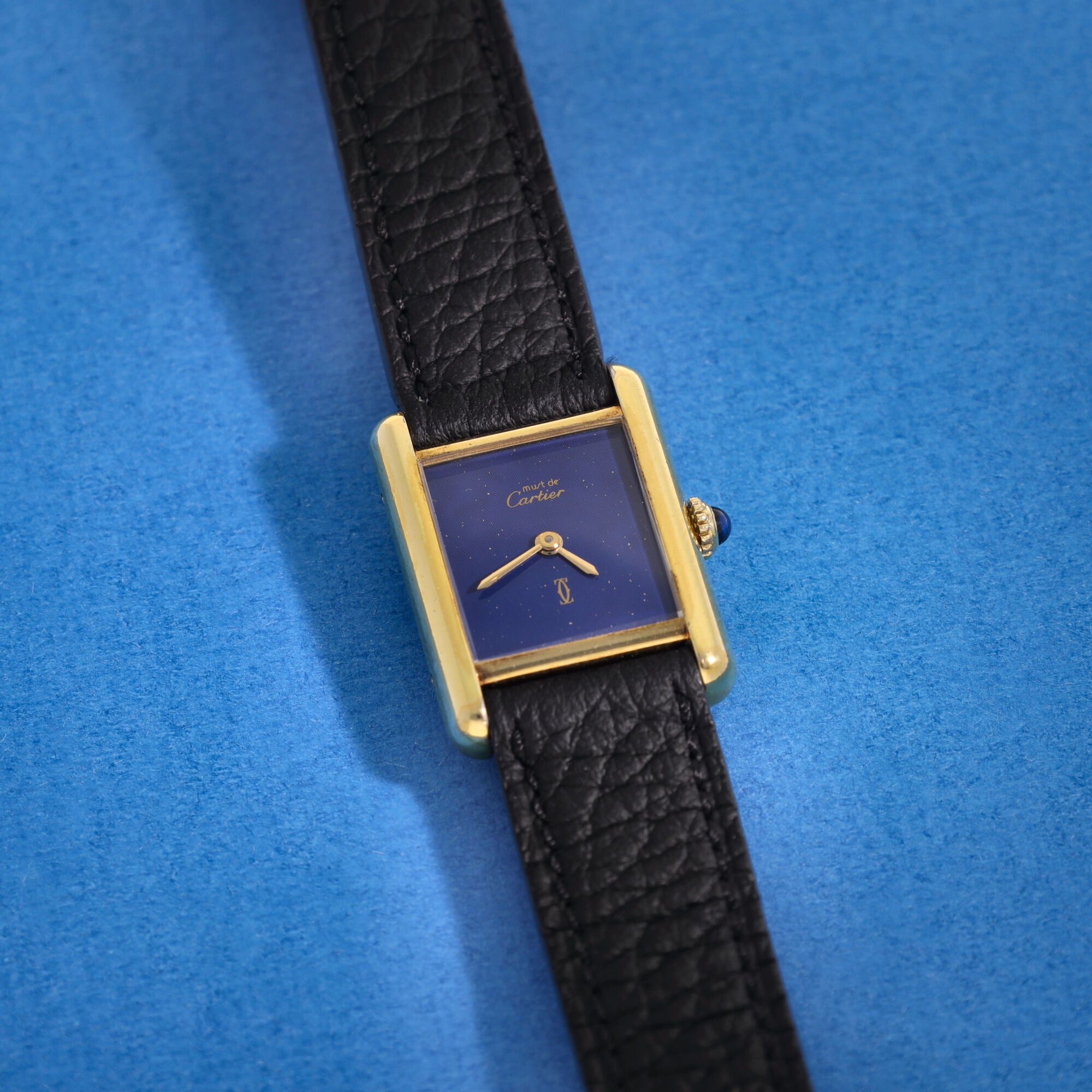 Cartier Tank Must Ladies 'Lapis' Dial Handwound