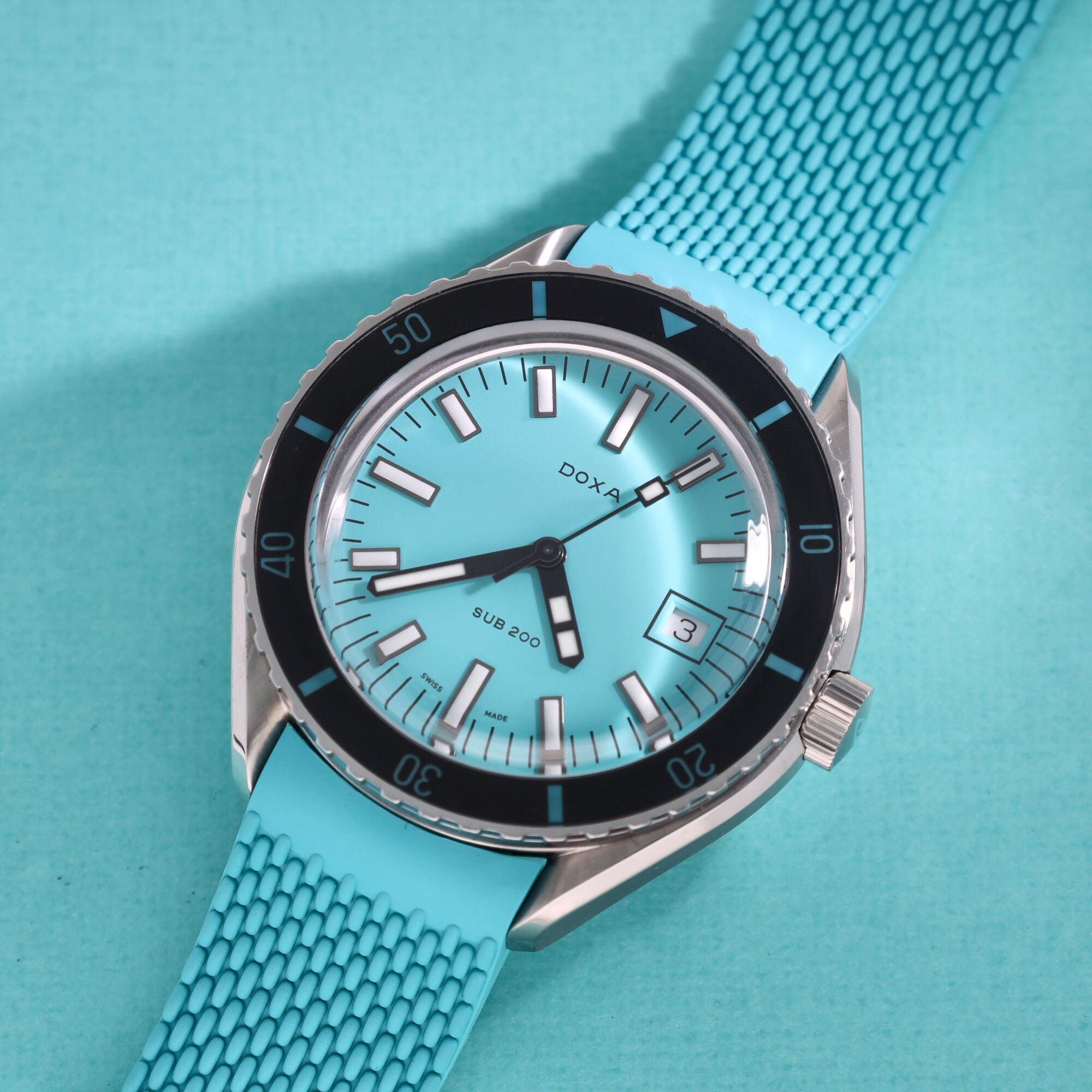 Doxa Sub 200 Aquamarine Ref. 79910.241.25 Full-Set