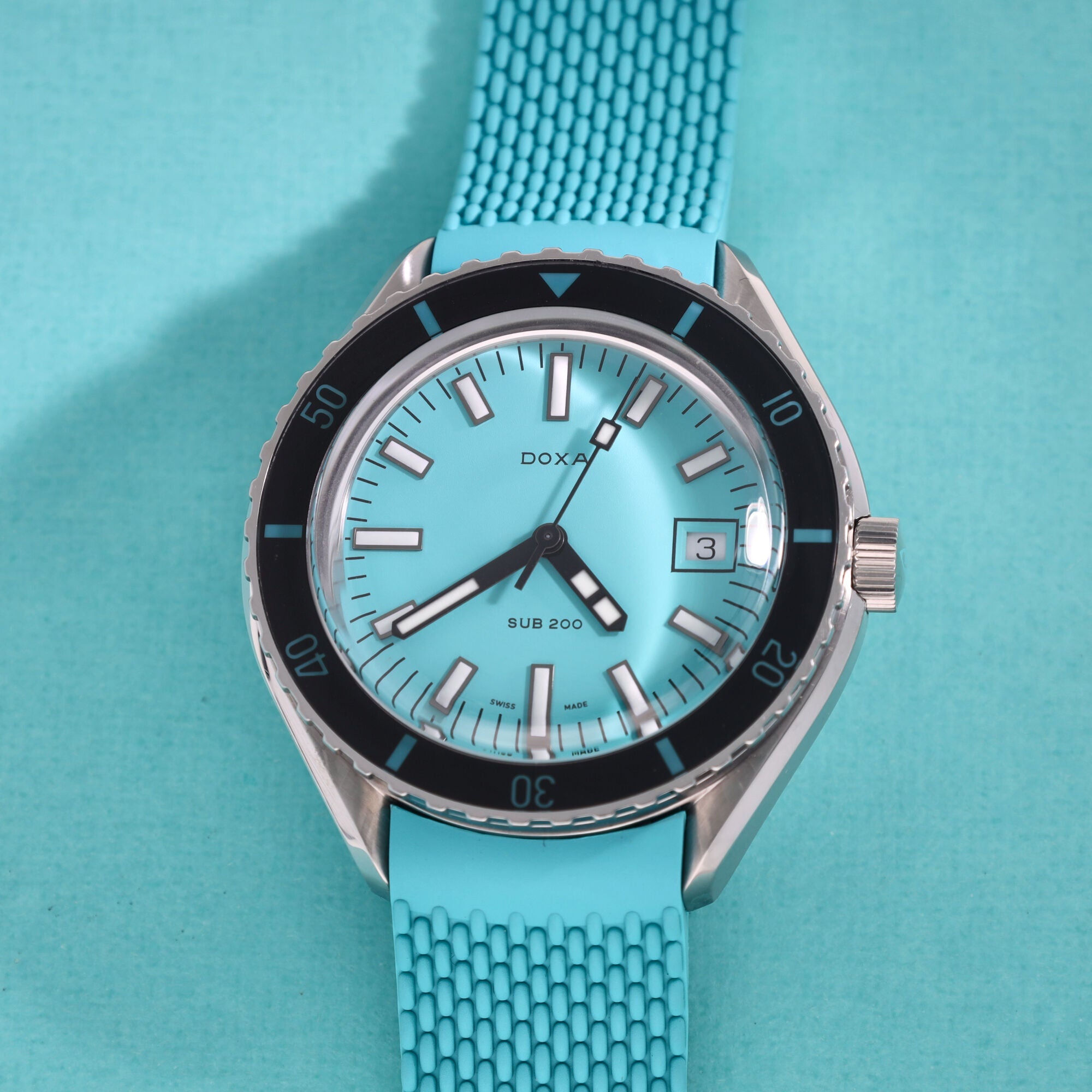 Doxa Sub 200 Aquamarine Ref. 79910.241.25 Full-Set