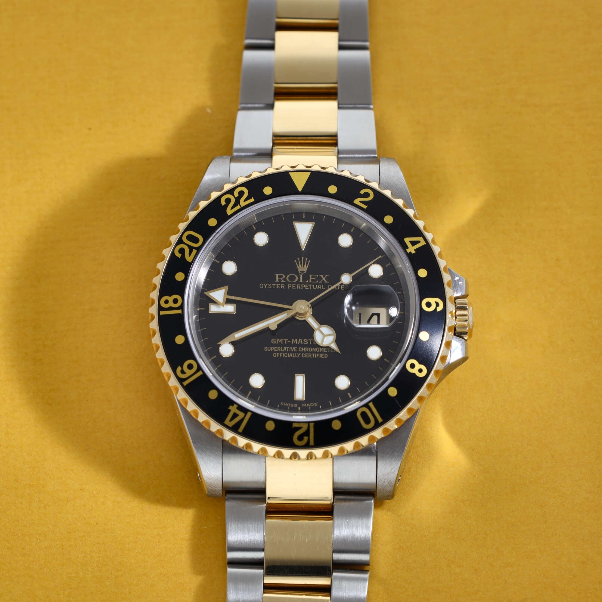 Rolex GMT Master II Ref. 16713LN Box and Papers