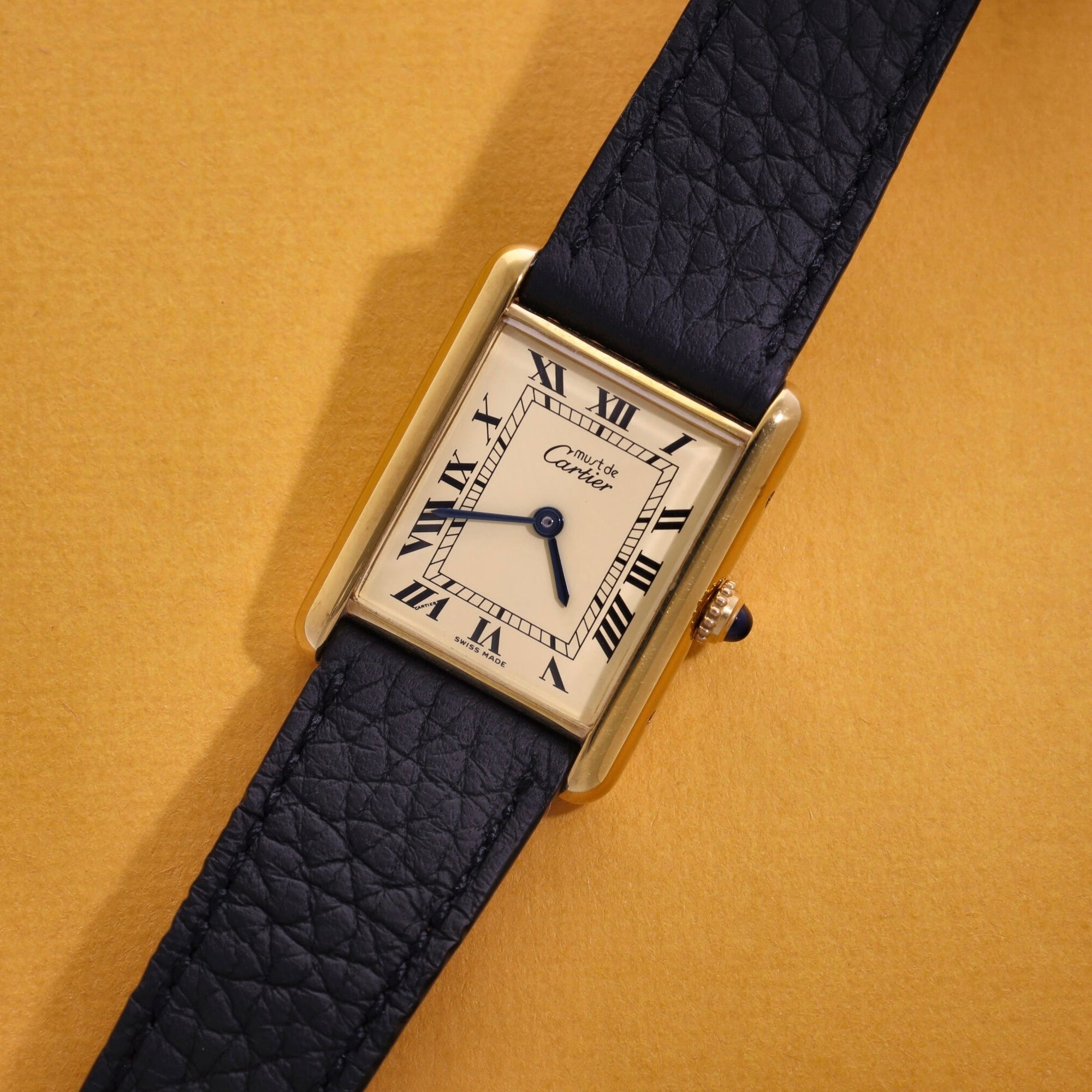 Cartier Must Tank Ref. 590005 Ivory Roman Dial