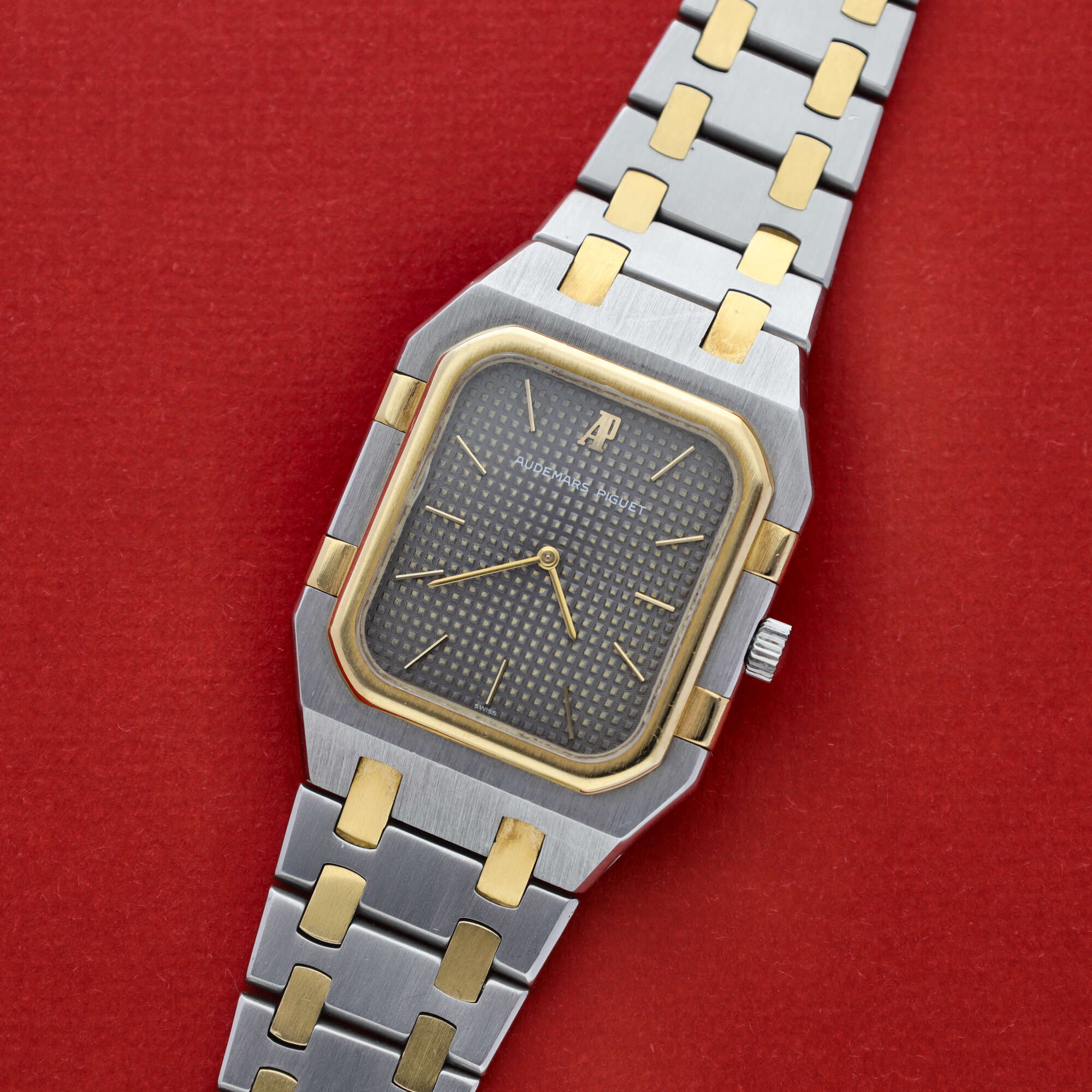 Audemars Piguet Royal Oak Ref. 6009SA Rectangular Quartz Grey Dial