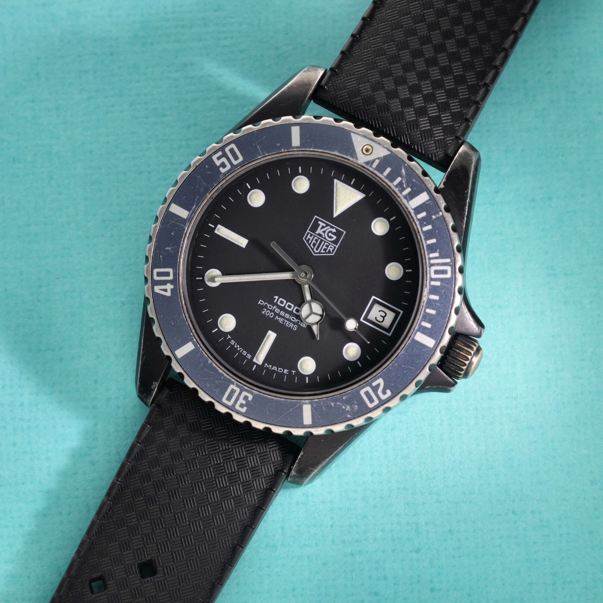 Tag Heuer 1000 Ref. 980.026N 'Black Coral' – GenZ Watches