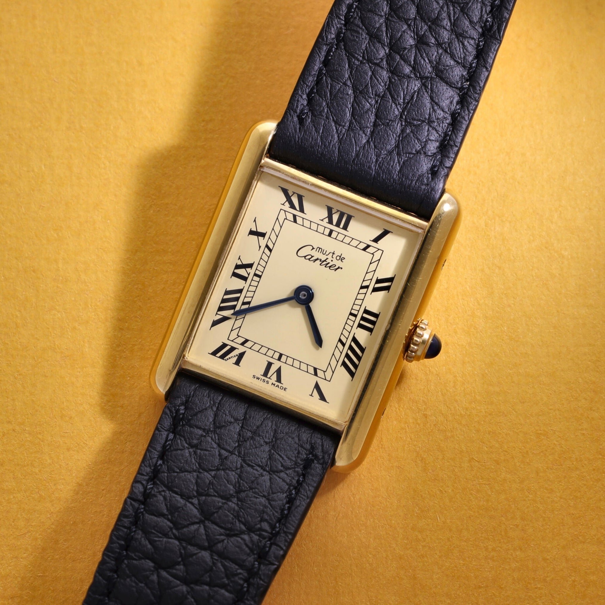 Cartier Must Tank Ref. 590005 Ivory Roman Dial