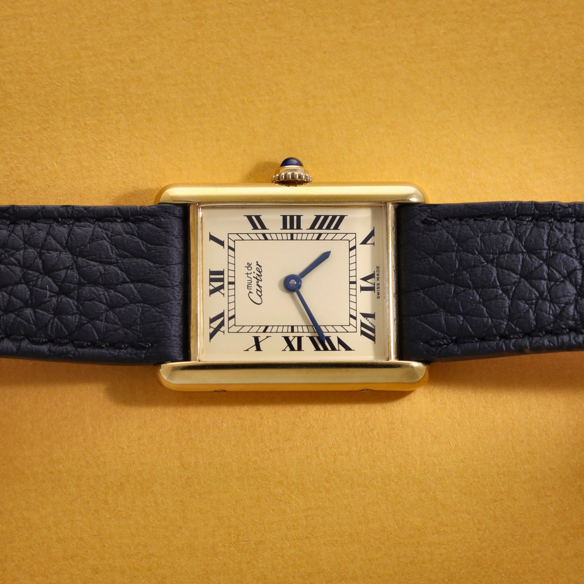 Cartier Must Tank Ref. 590005 Ivory Roman Dial