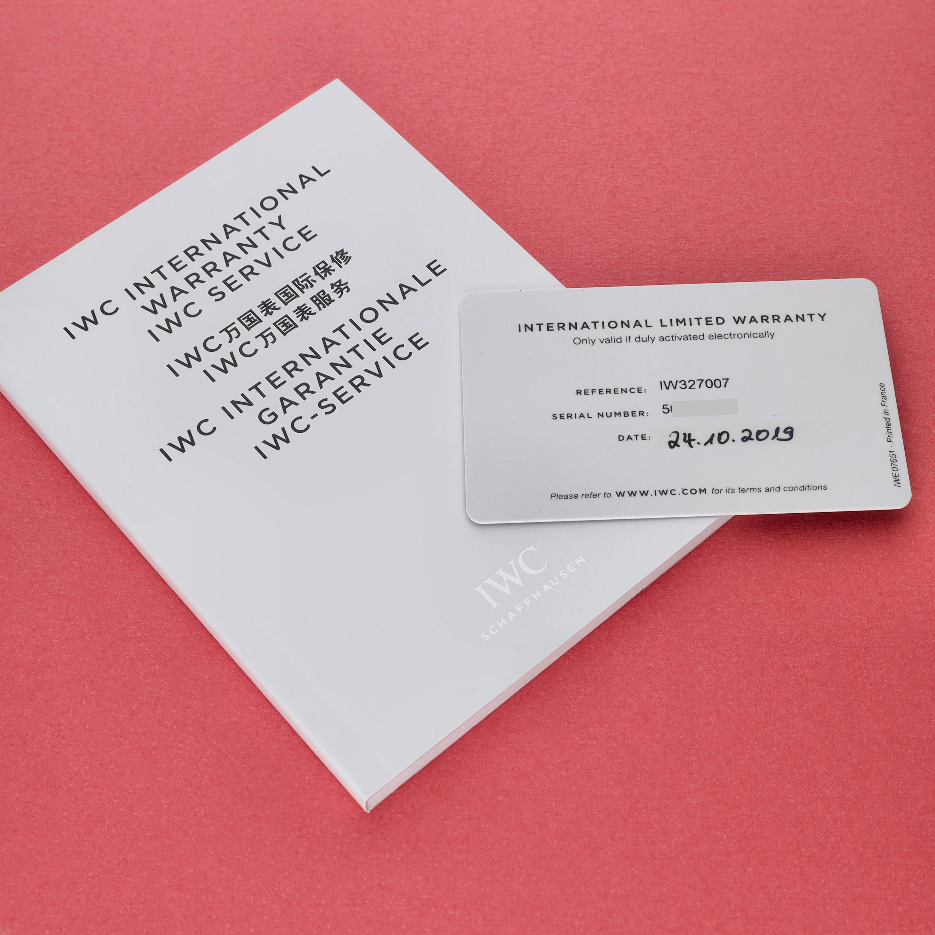 IWC Pilot Tribute Ref. IW327007 Full-Set