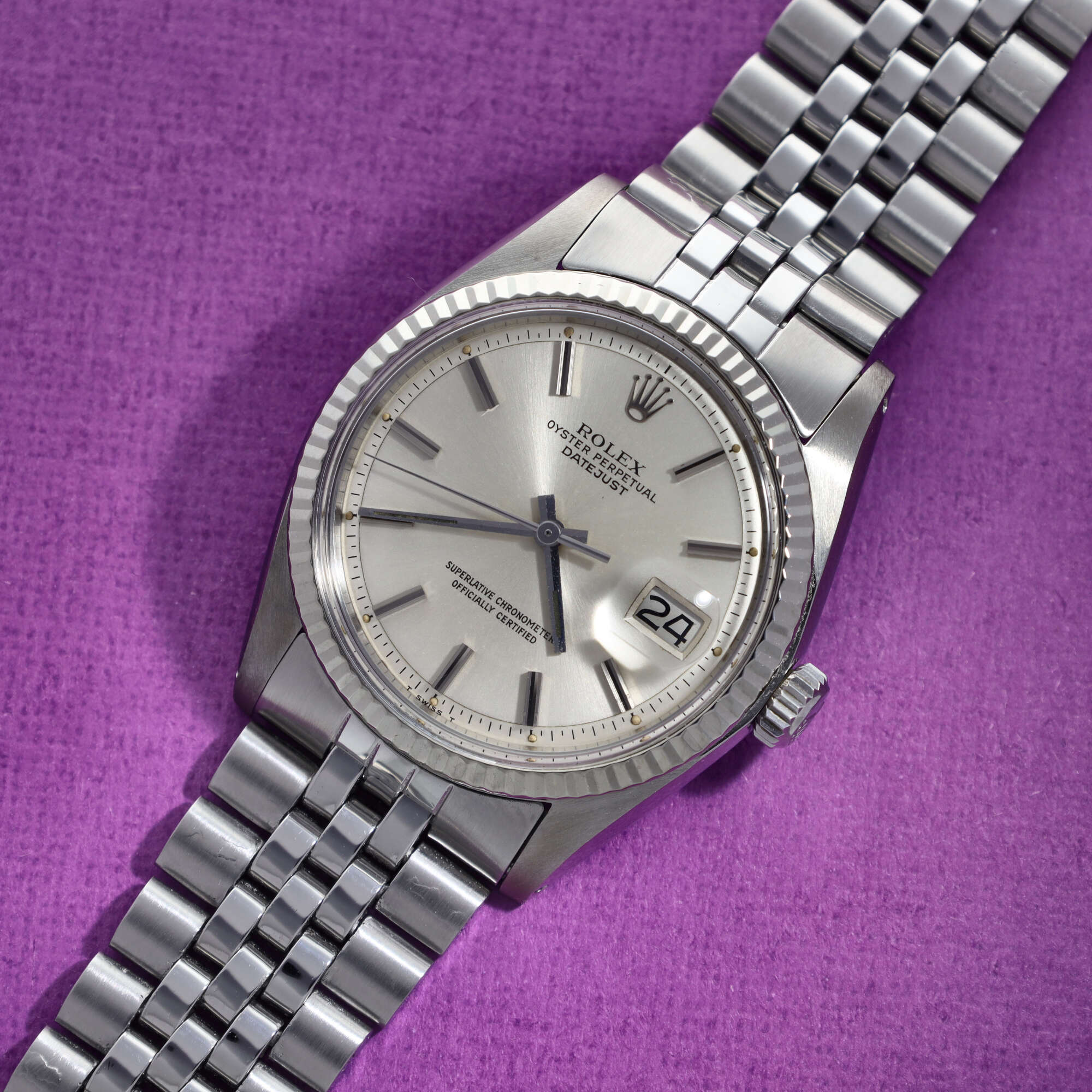 Rolex Datejust Ref. 1601 Silver Dial