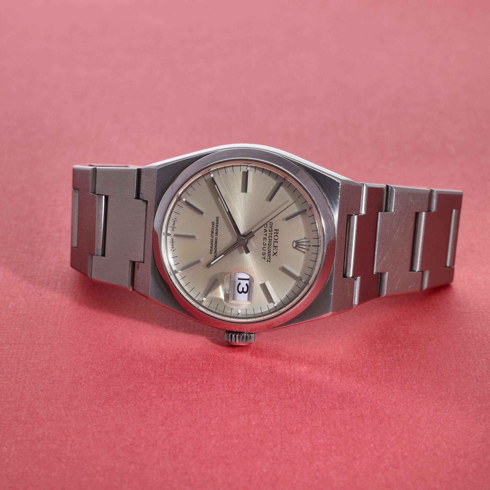 Rolex Datejust Oysterquartz Ref. 17000 (Warm) Silver Dial