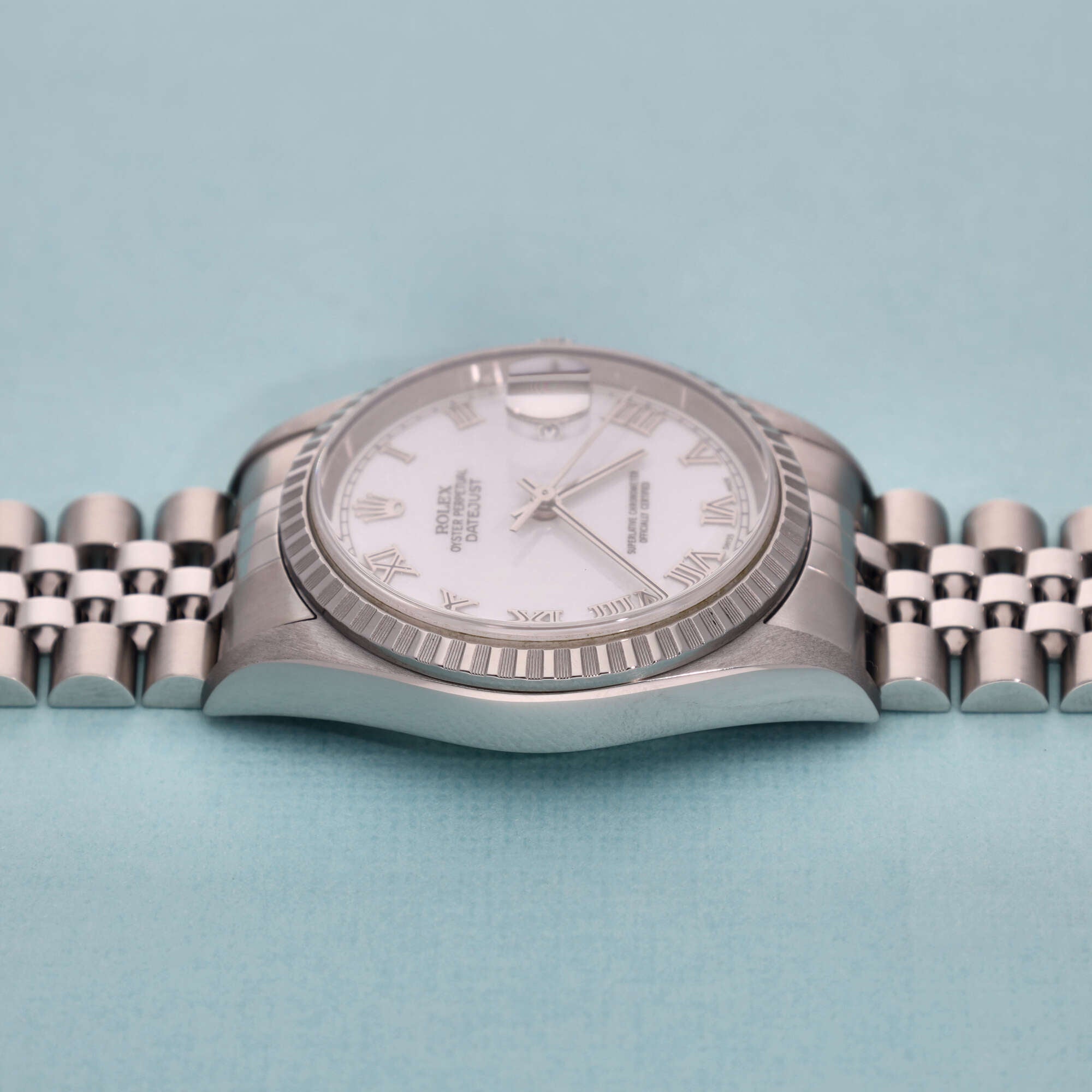 Rolex Datejust Ref. 16220 White Roman Dial