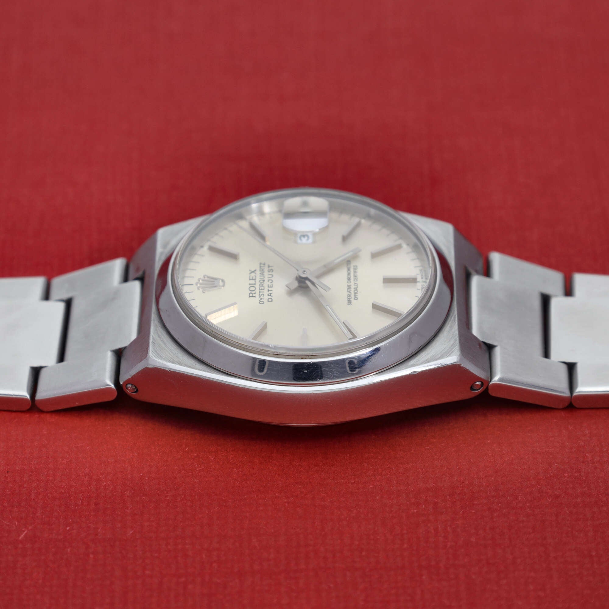 Rolex Datejust Oysterquartz Ref. 17000A (Warm) Silver Dial