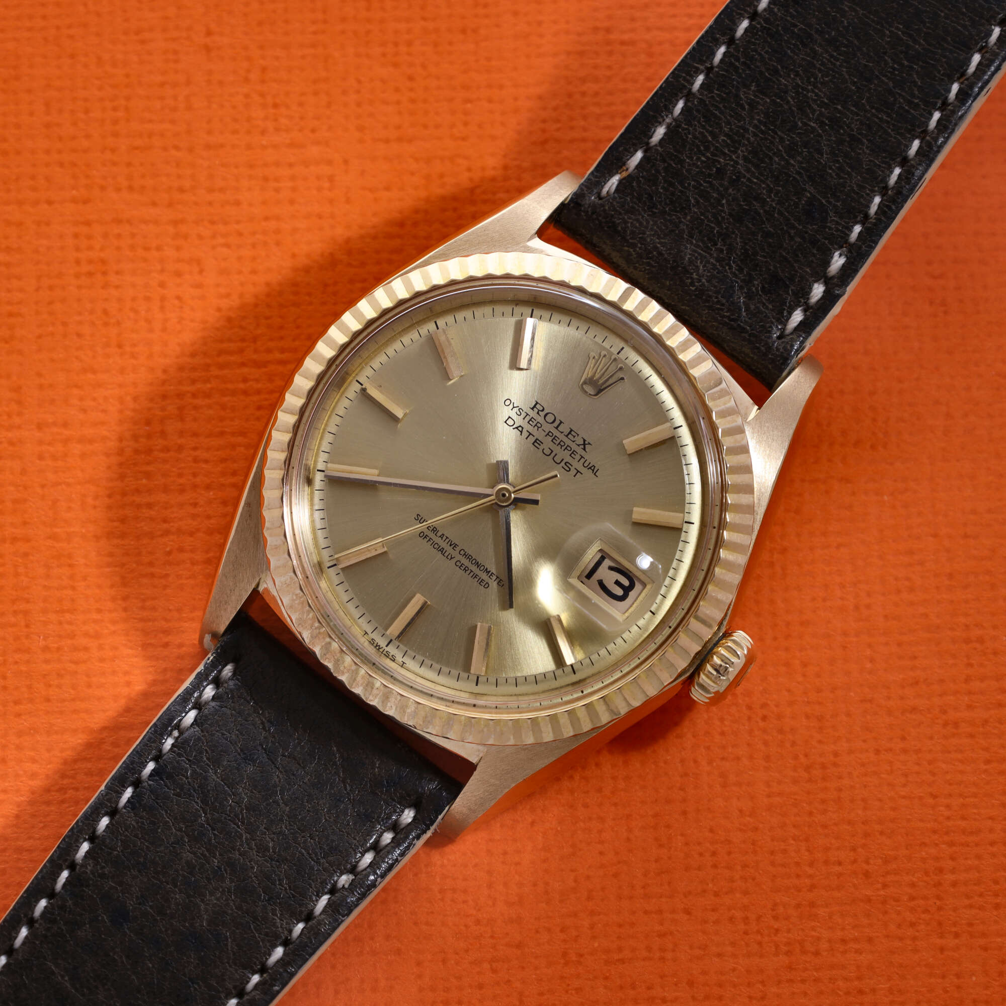 Rolex Datejust 1601/8 Champagne No Lume Dial