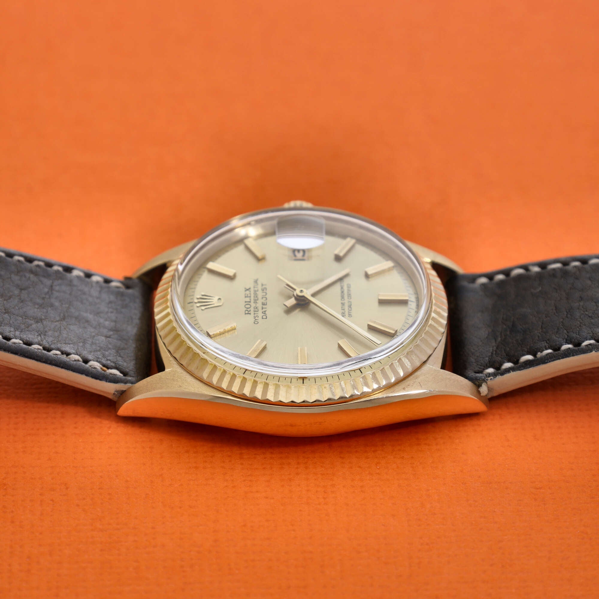 Rolex Datejust 1601/8 Champagne No Lume Dial