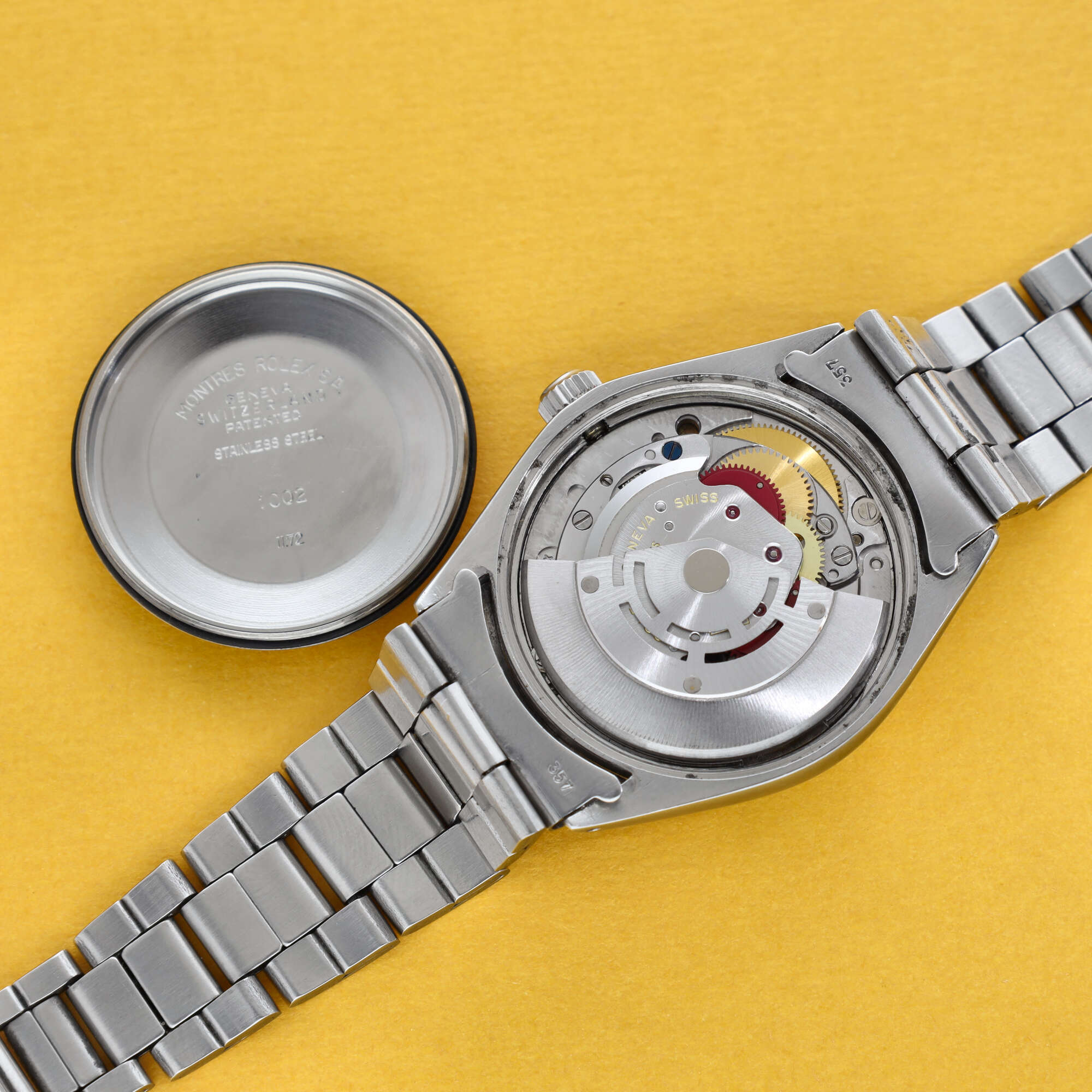 Rolex Air-King Ref. 5500 Vertical Brush Silver Dial