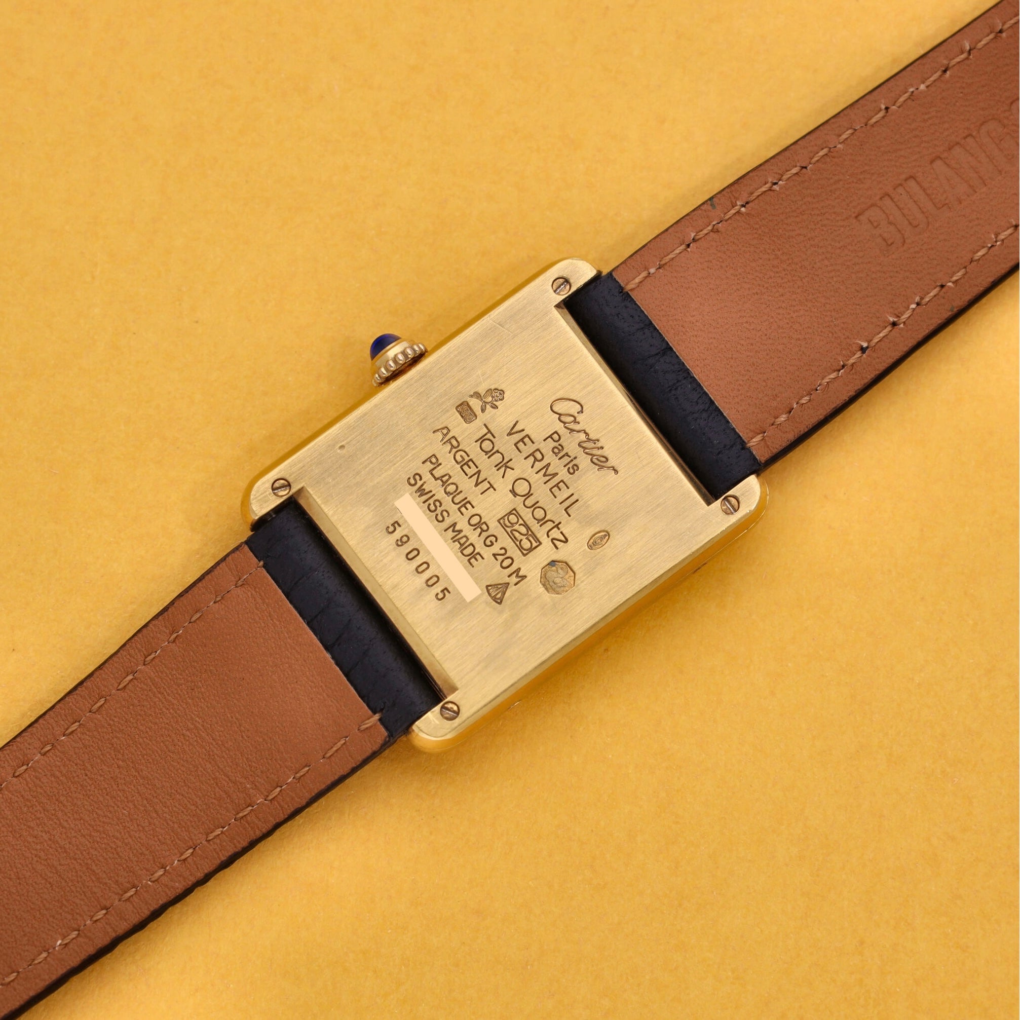 Cartier Must Tank Ref. 590005 Ivory Roman Dial