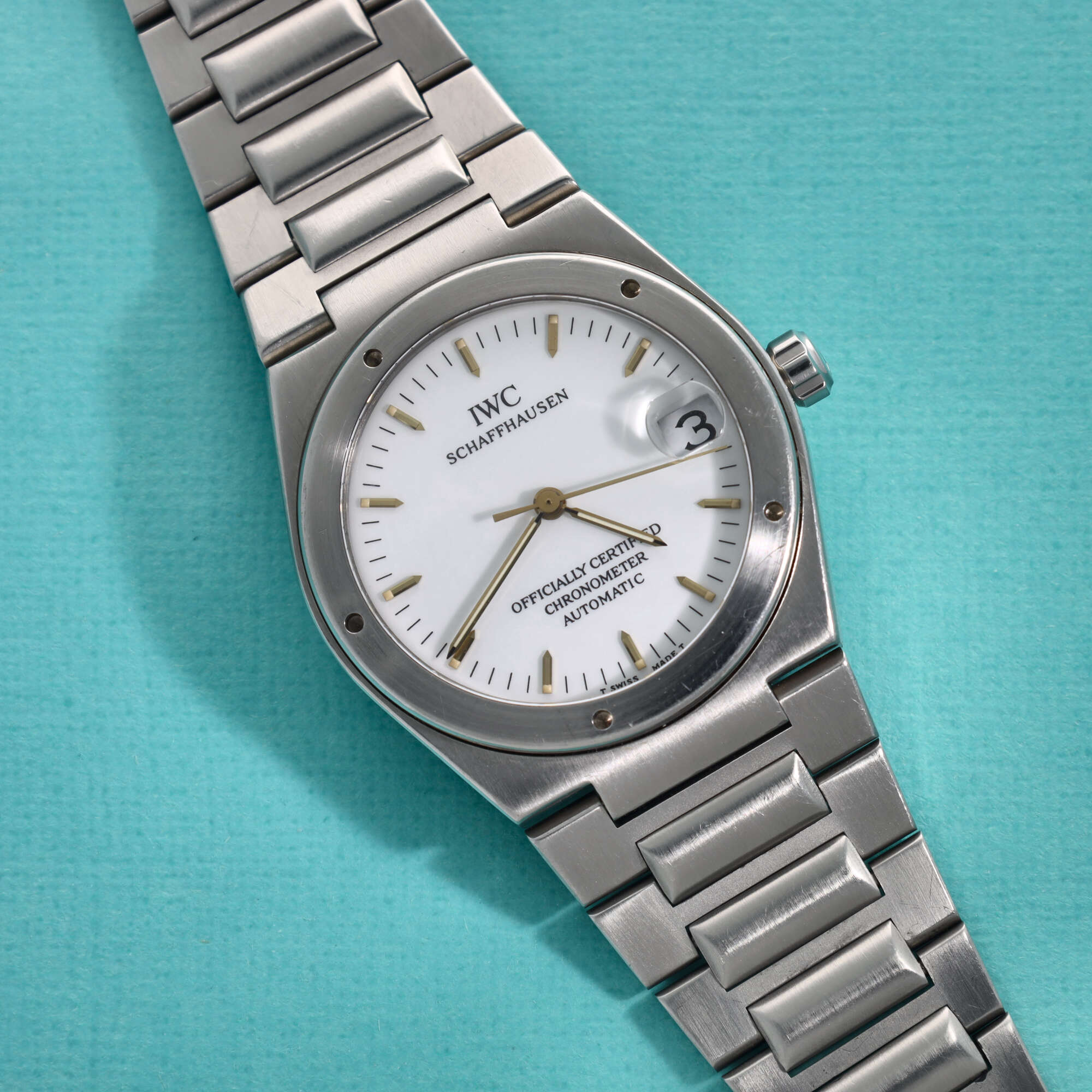 IWC Ingenieur Ref. 3521 Automatic White Dial