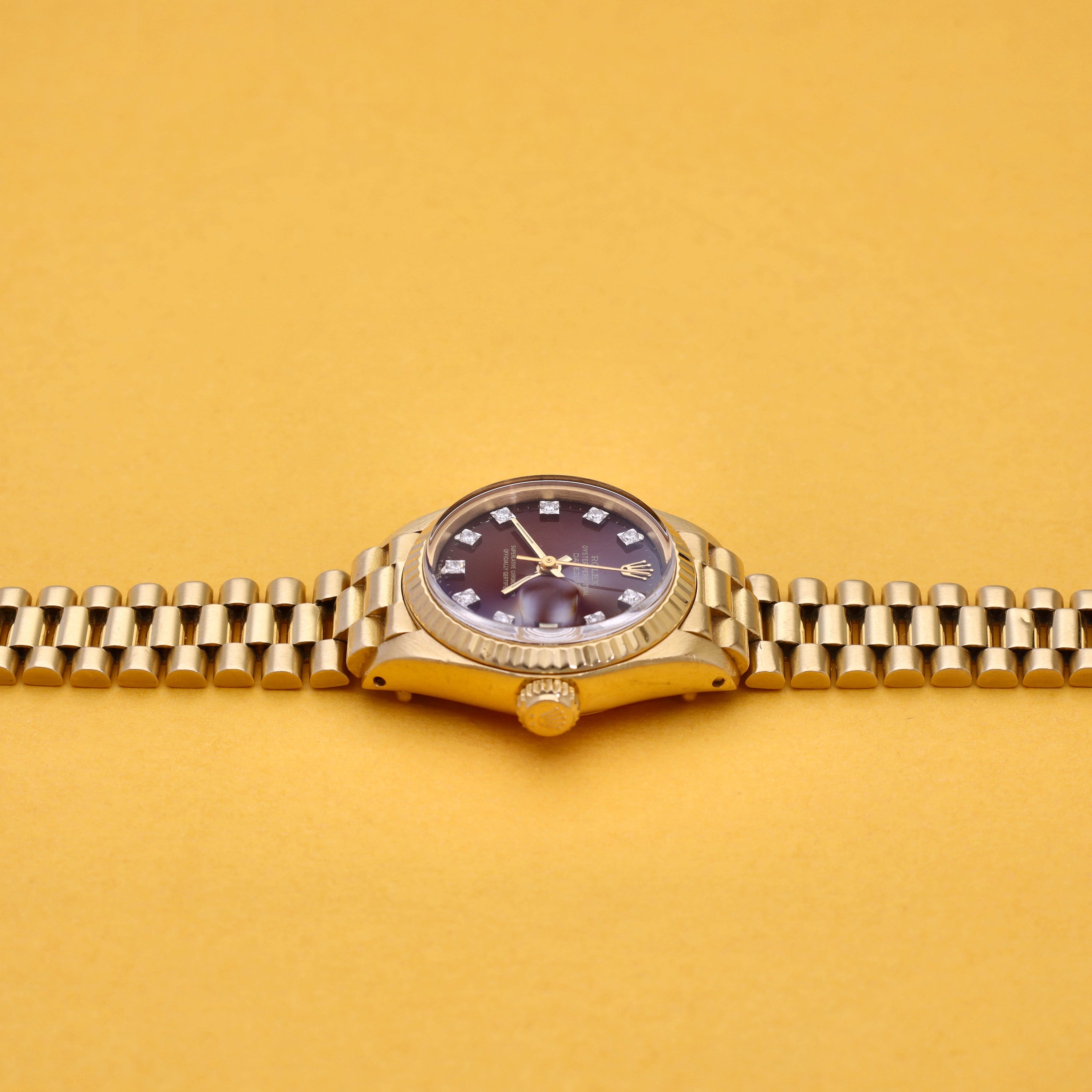 Rolex Datejust Ref. 6917 Red Vignette Diamond Dial