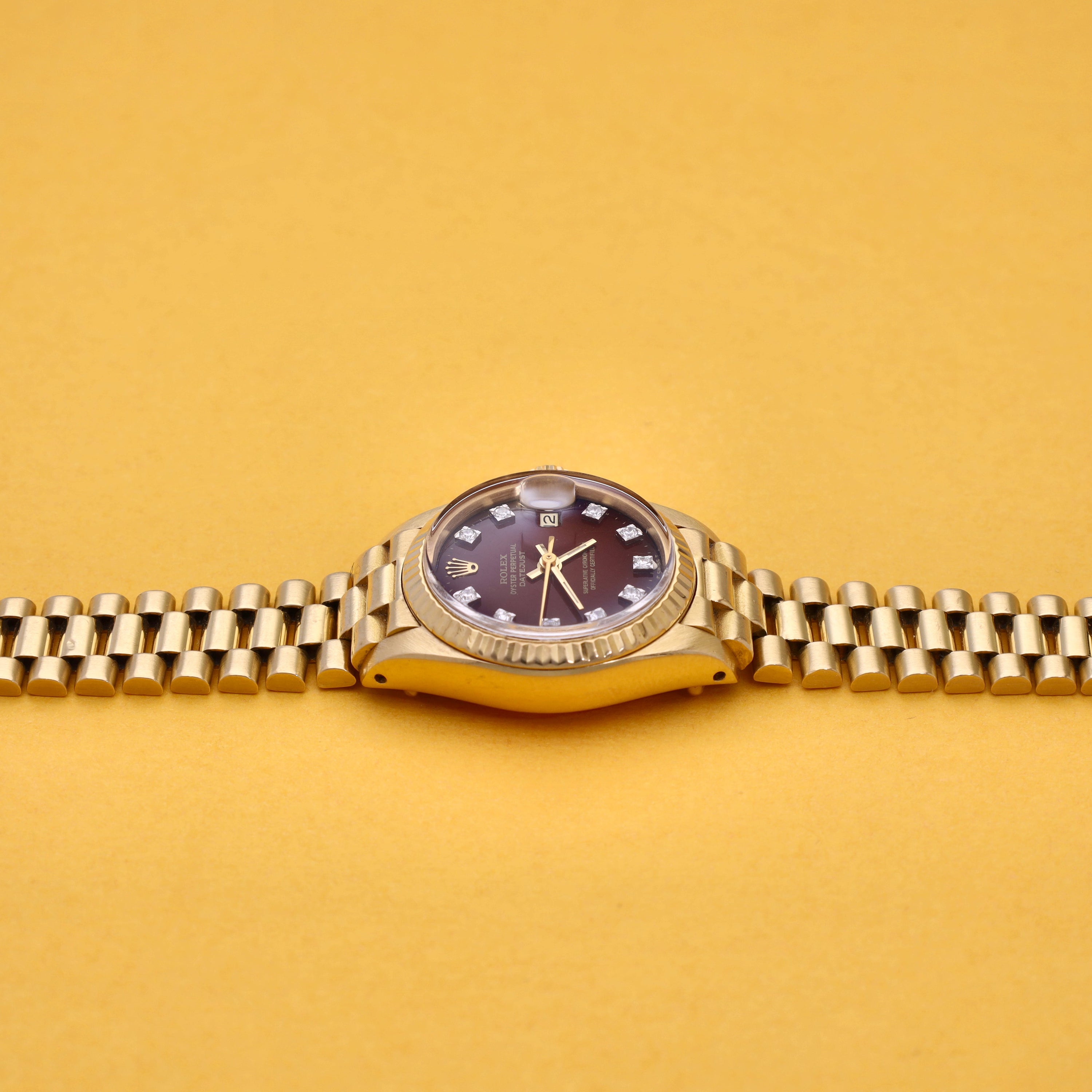 Rolex Datejust Ref. 6917 Red Vignette Diamond Dial