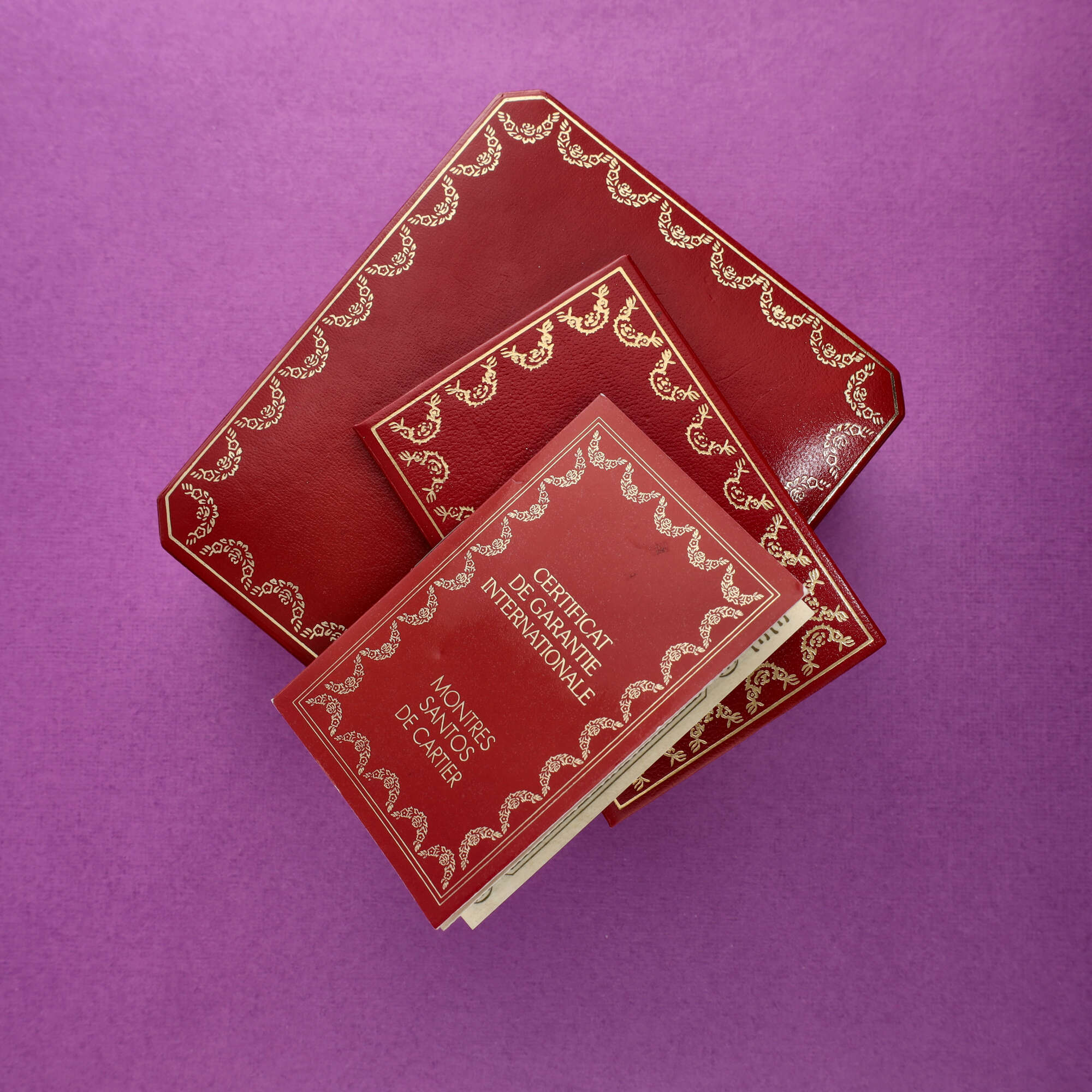 Cartier Santos Ref. 119901 Moonphase Box and Papers