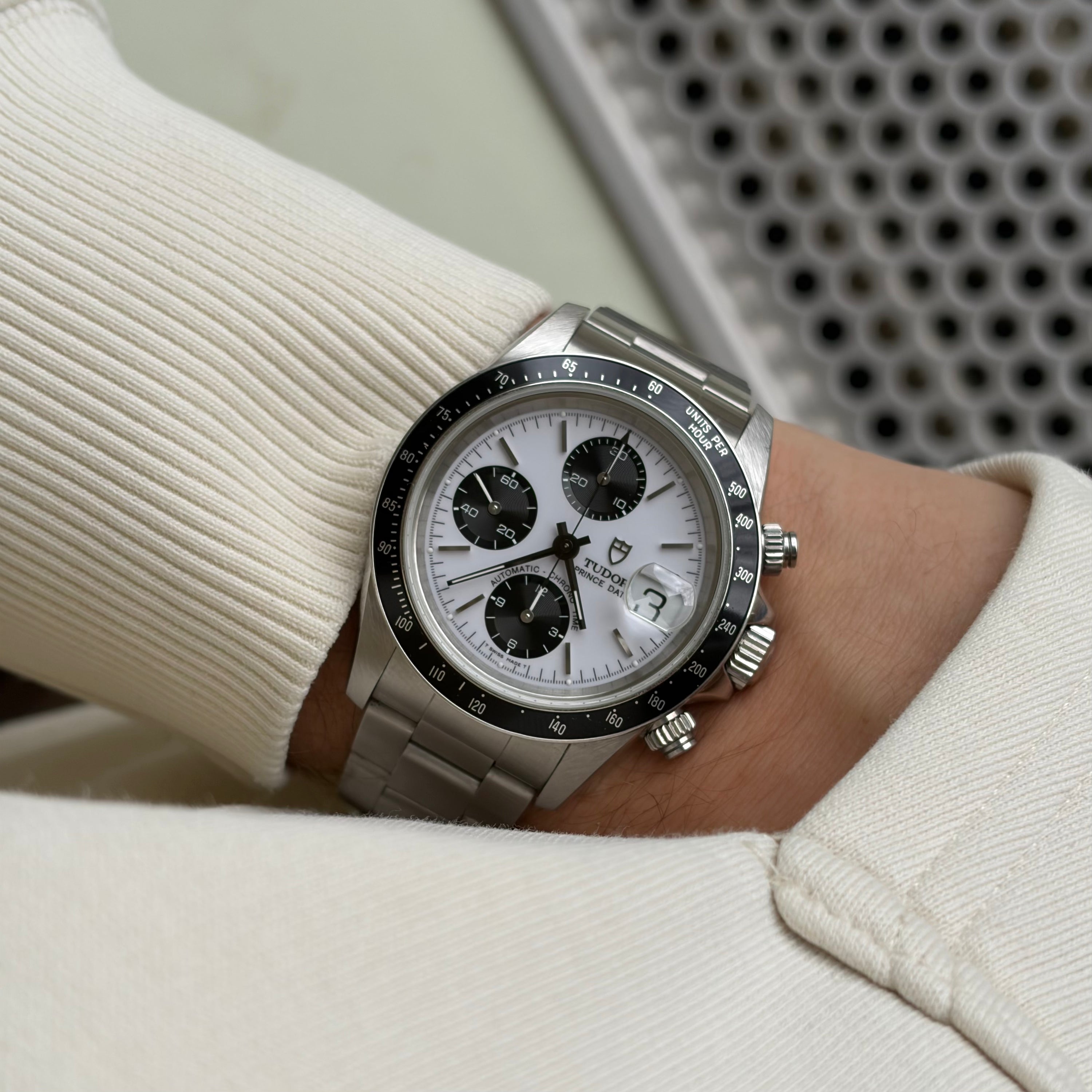 Tudor Prince Date Chrono Ref. 79260 White 'Porcelain' Dial