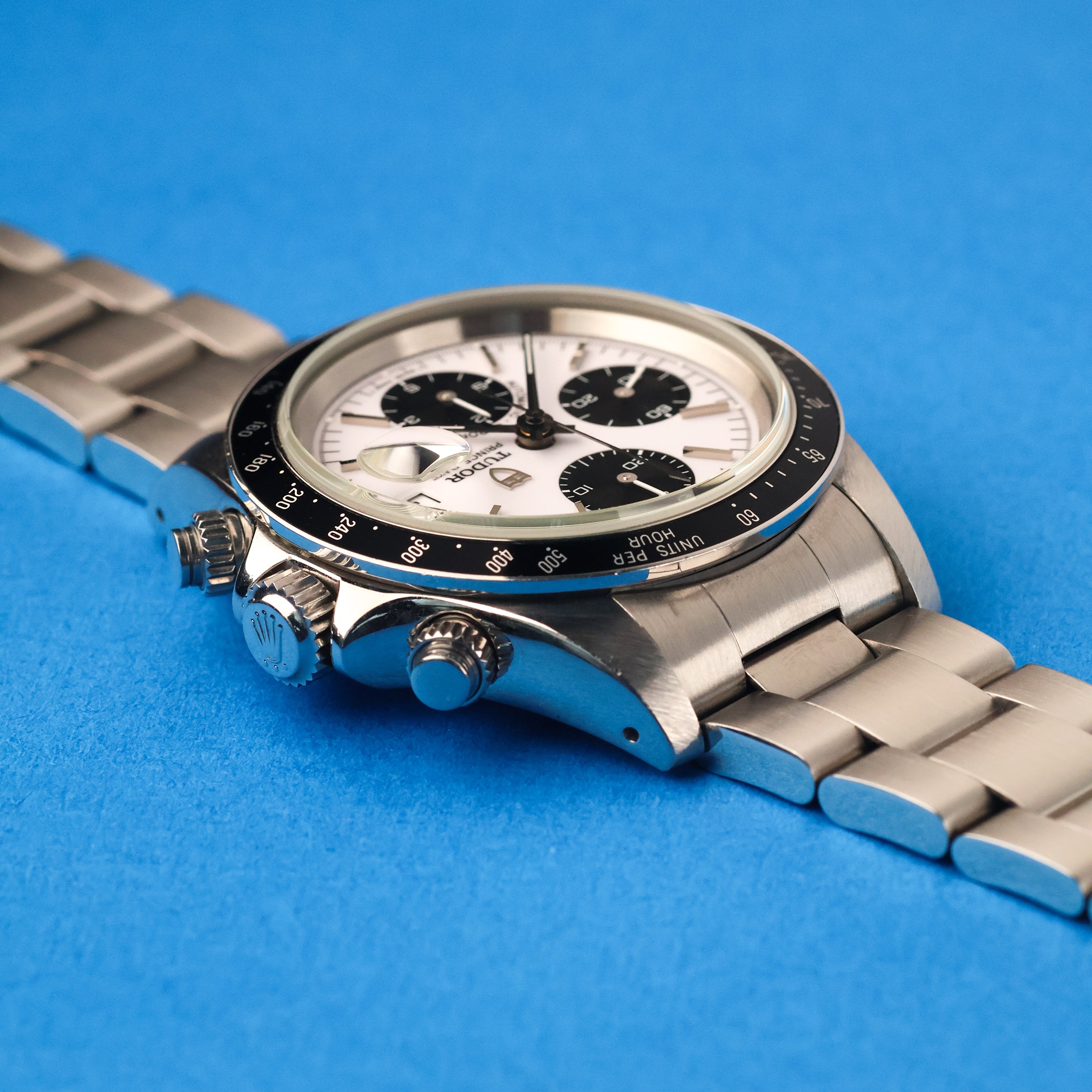 Tudor Prince Date Chrono Ref. 78260 White Porcelain