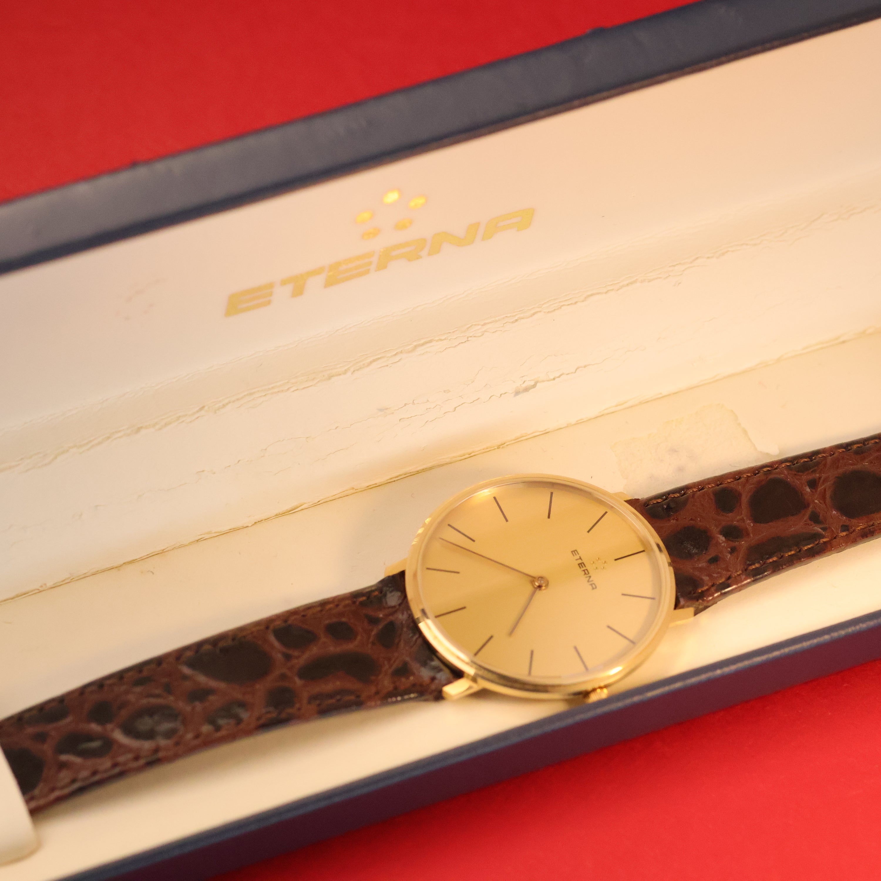 Eterna Classic Ref. 4000.65 14K Yellow Gold With Box