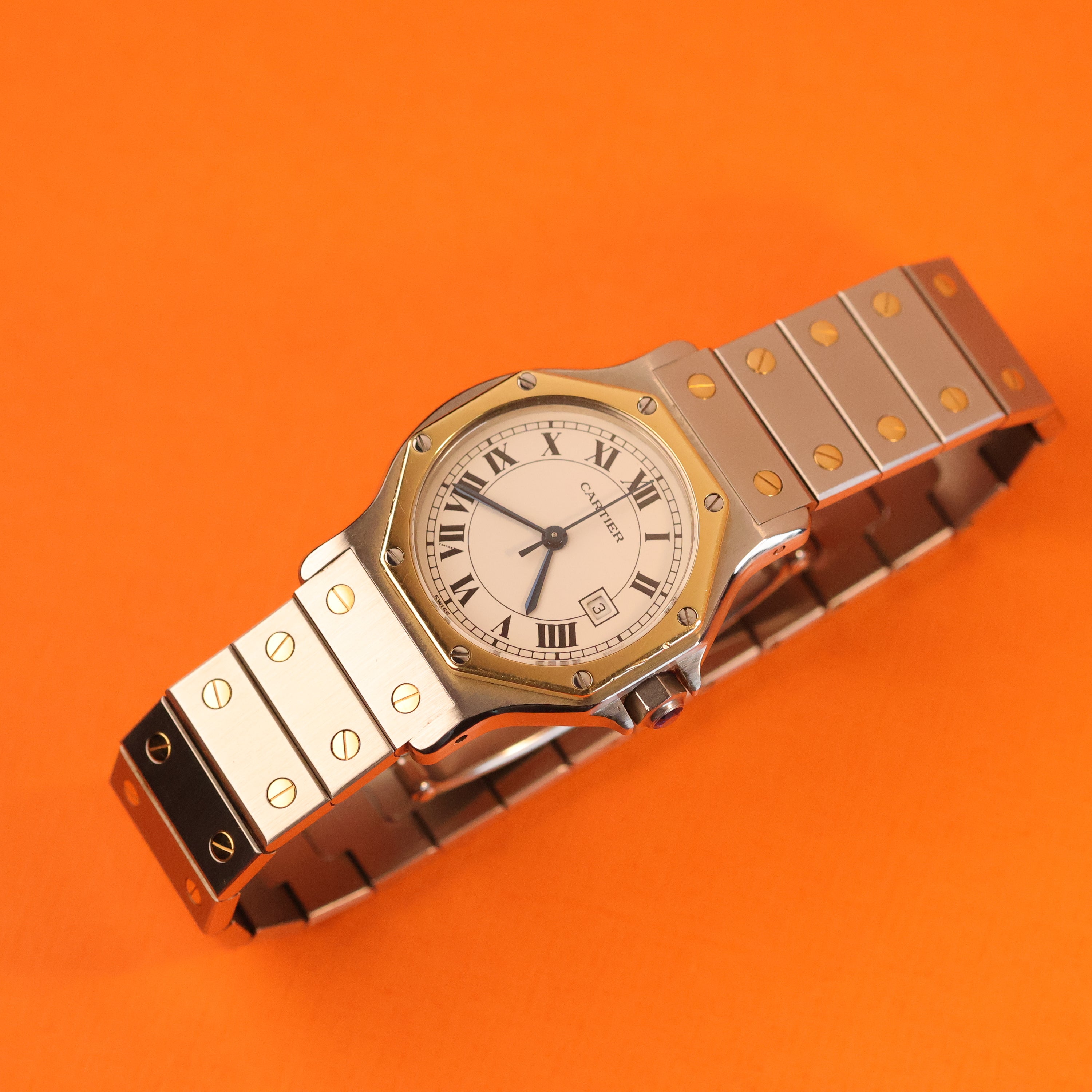 Cartier Santos Octagon Ref. 2966 Steel and Gold