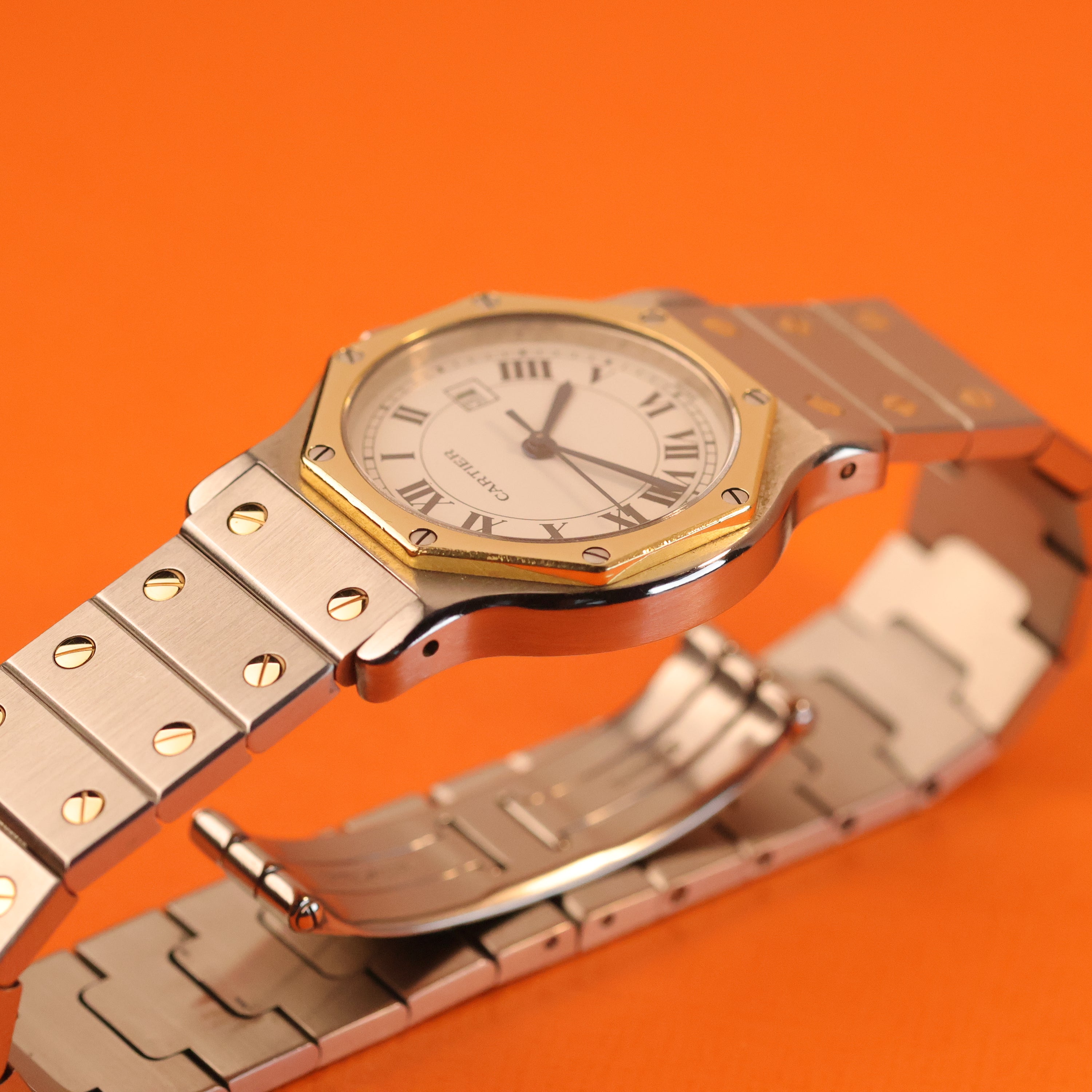 Cartier Santos Octagon Ref. 2966 Steel and Gold