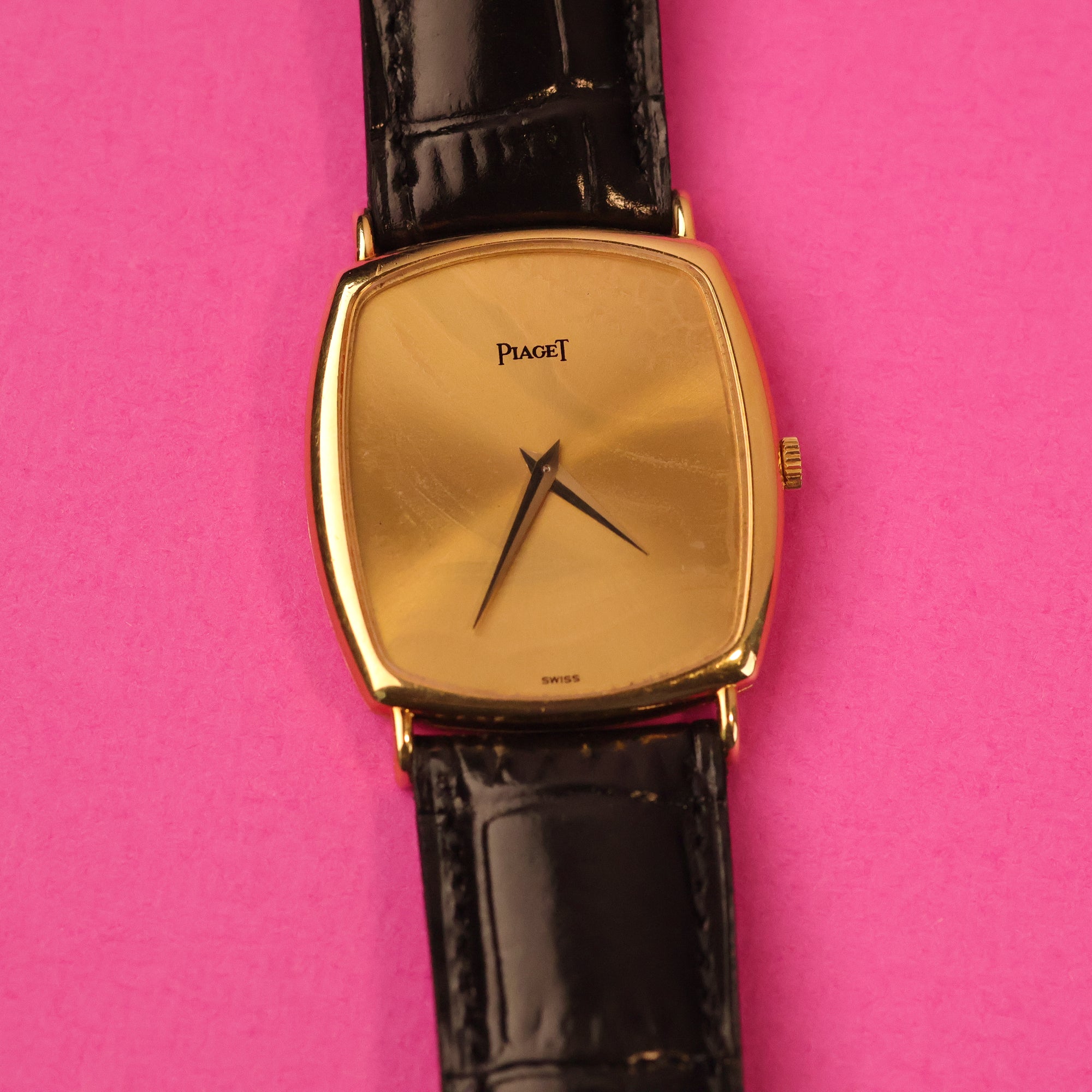 Piaget Ref. 9742 Wavy Patina Champagne Dial With Original Documentation