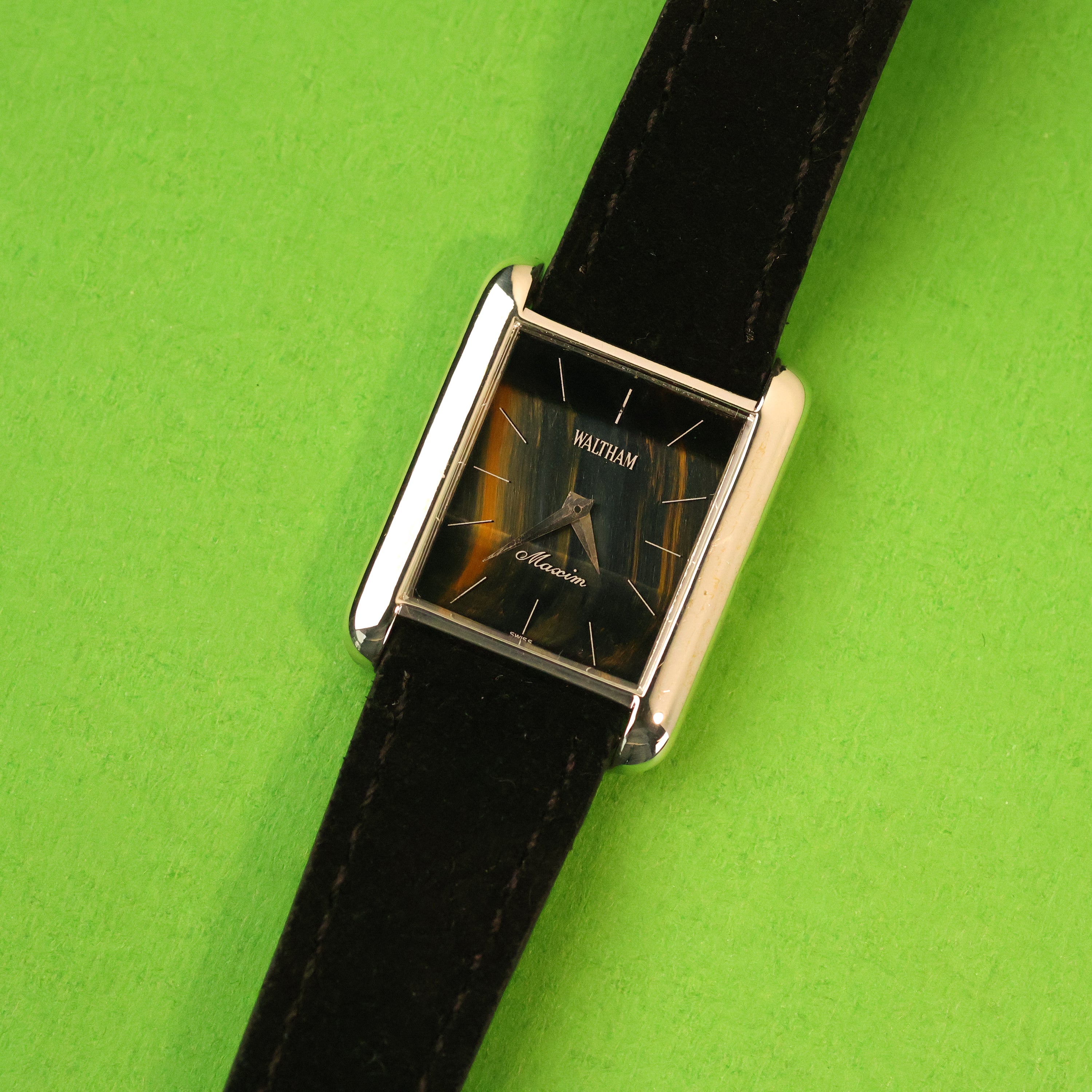 Waltham Maxim Tank Hawkeye Stone Dial