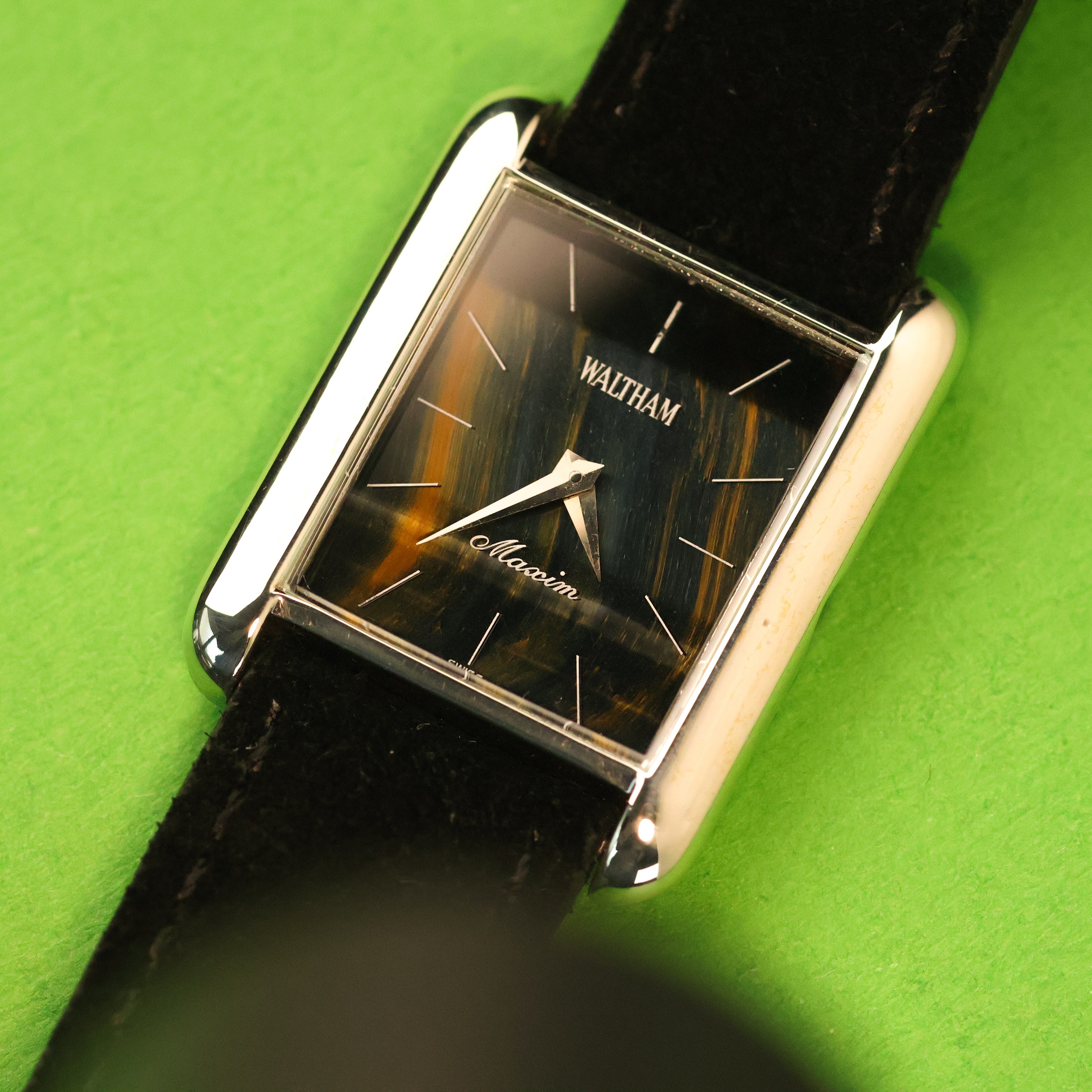 Waltham Maxim Tank Hawkeye Stone Dial