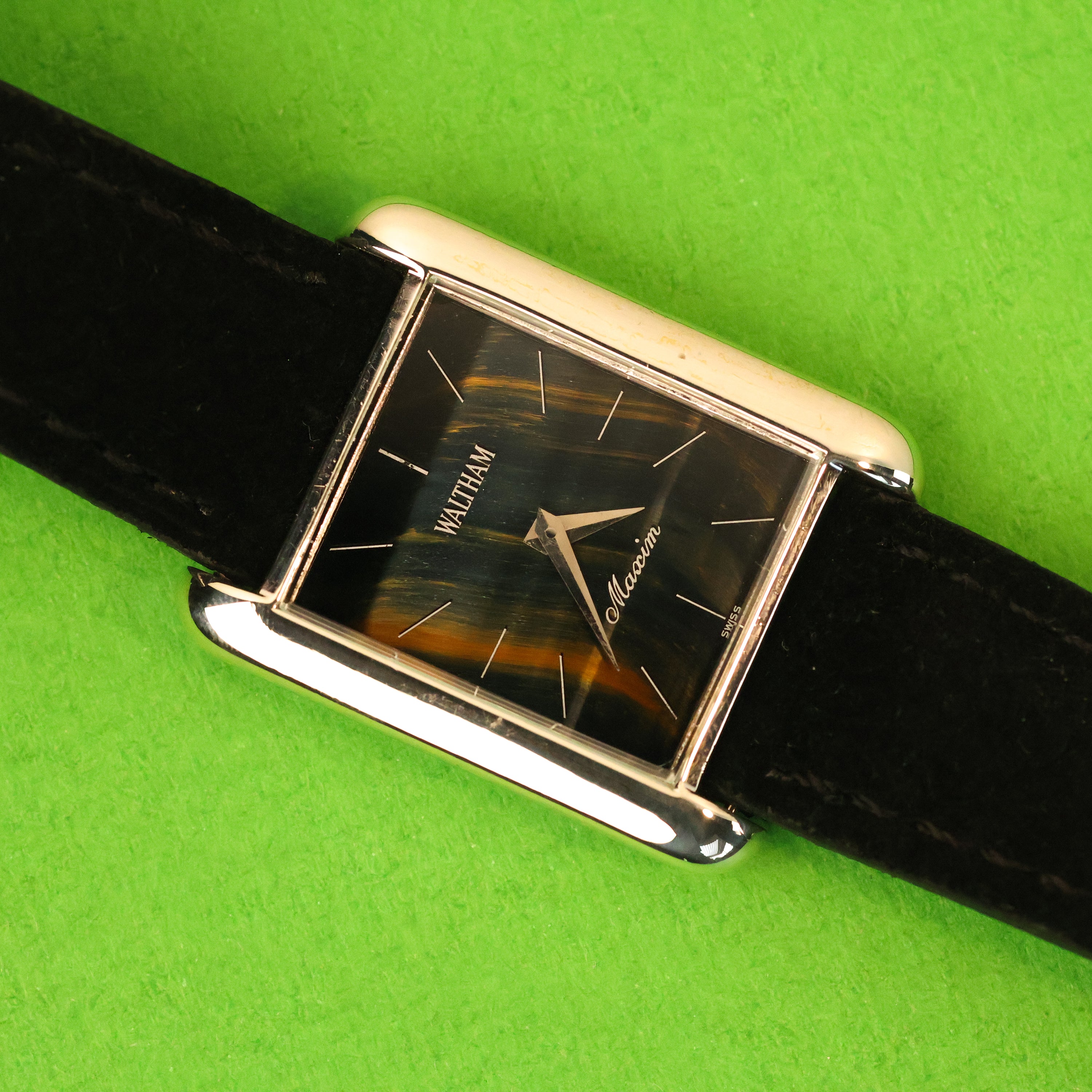 Waltham Maxim Tank Hawkeye Stone Dial