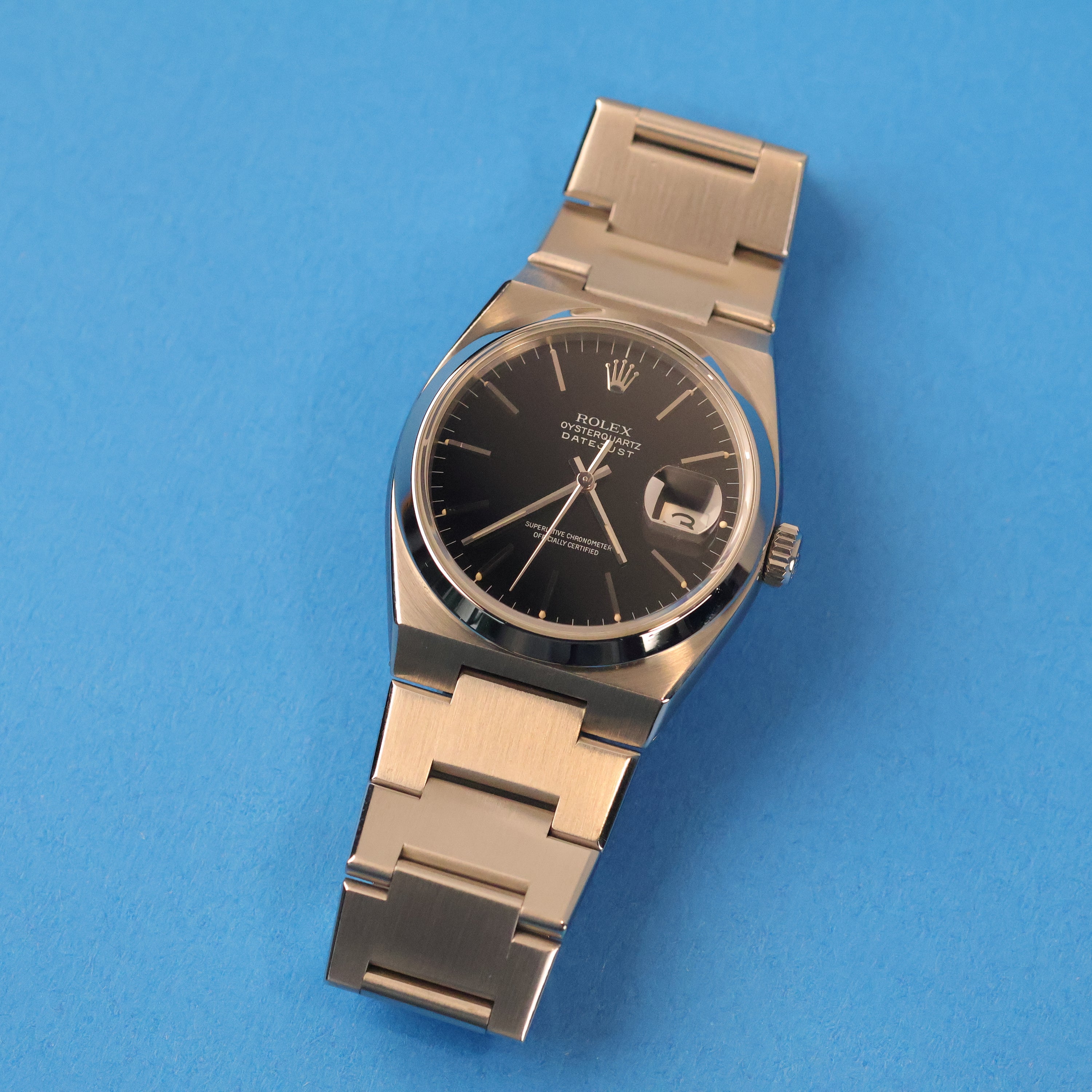 Rolex Datejust Oysterquartz Ref. 17000 Black Dial