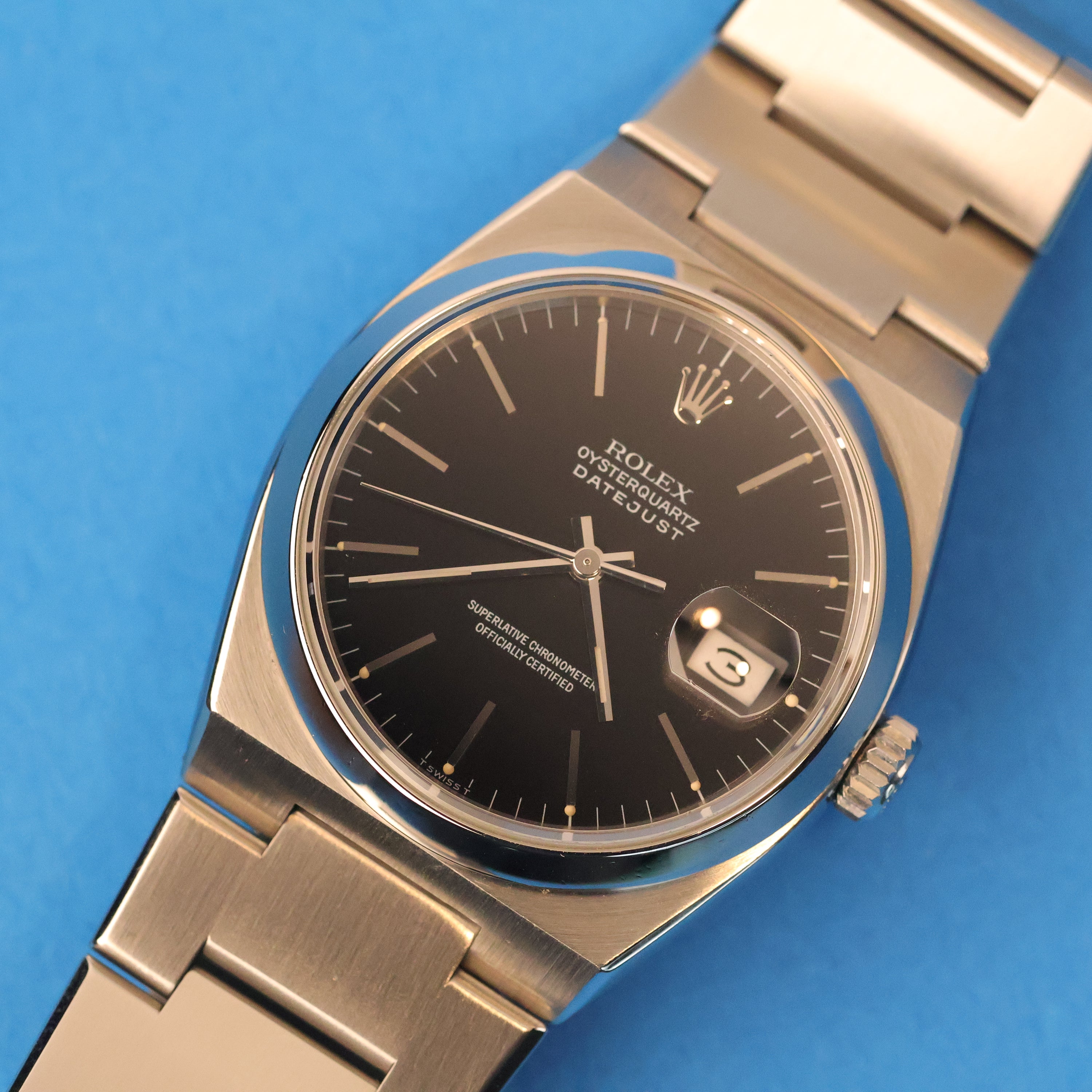Rolex Datejust Oysterquartz Ref. 17000 Black Dial