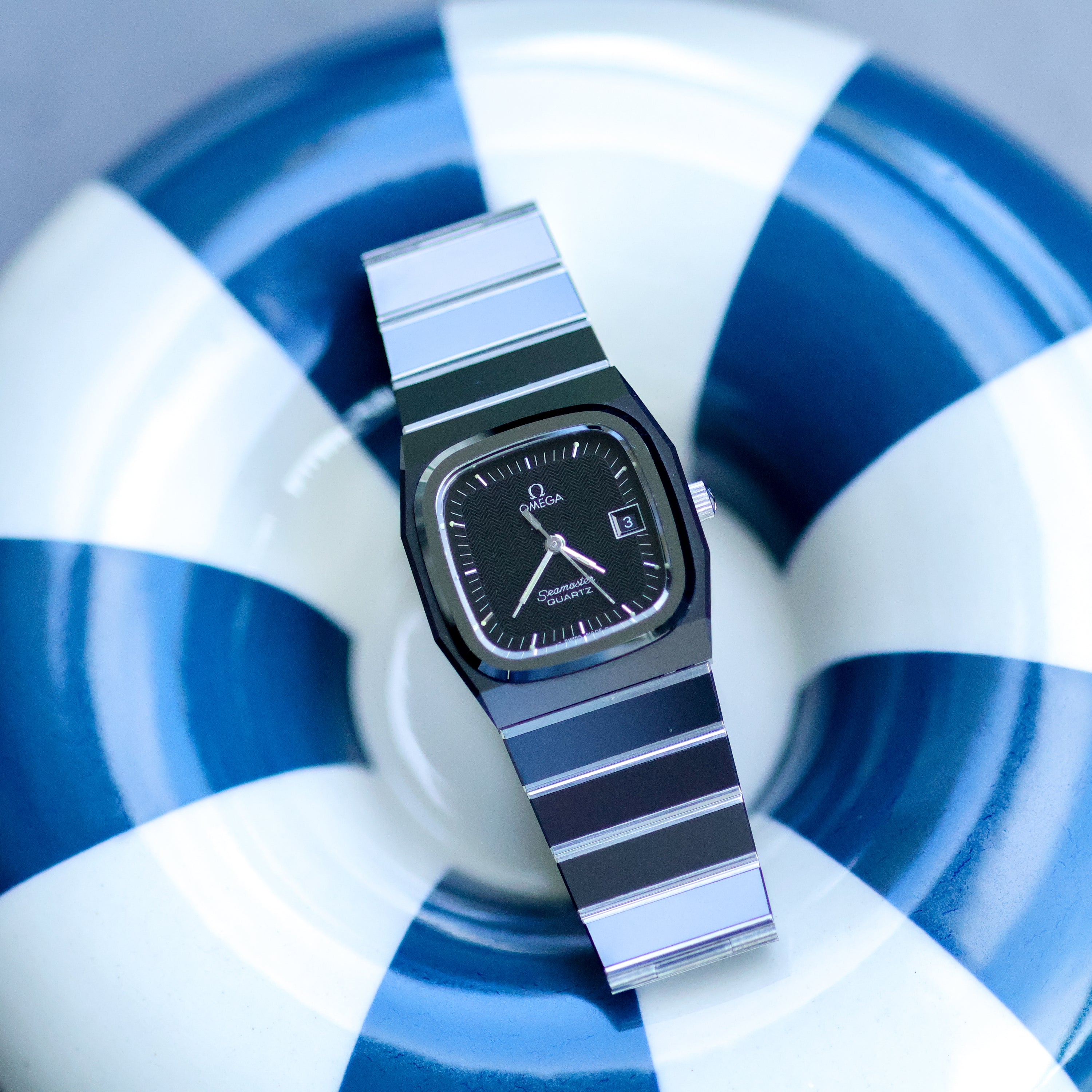 Omega Black Tulip Ceramic Ref. 1960249 Ladies